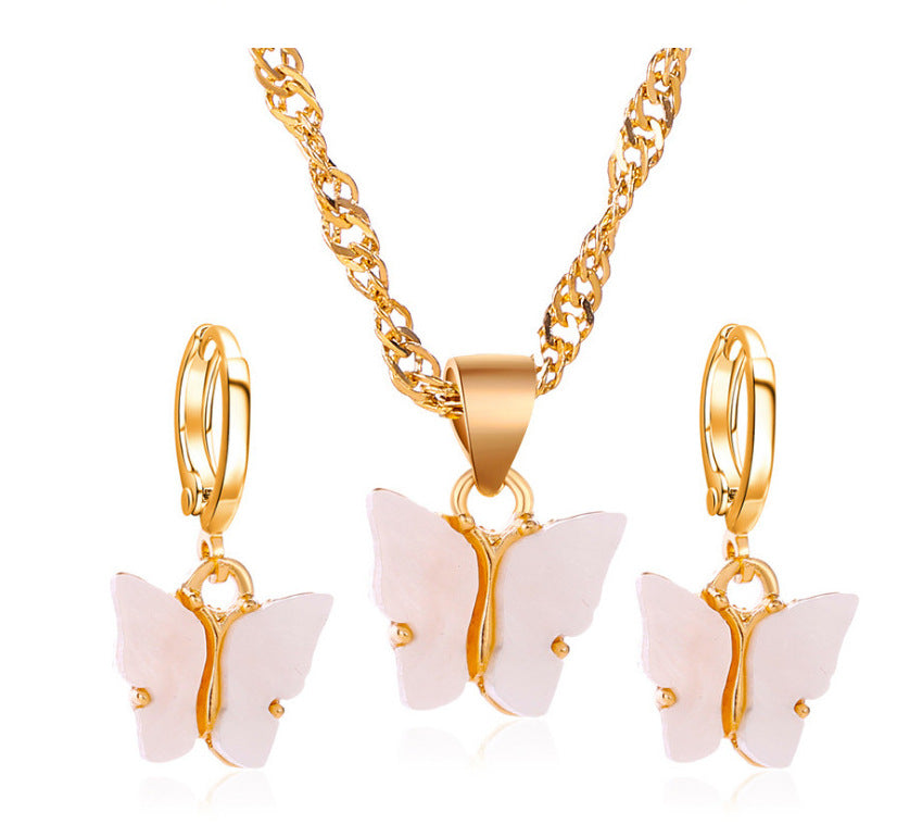 Multicolor Acrylic Sheet Butterfly Small Fresh And Sweet