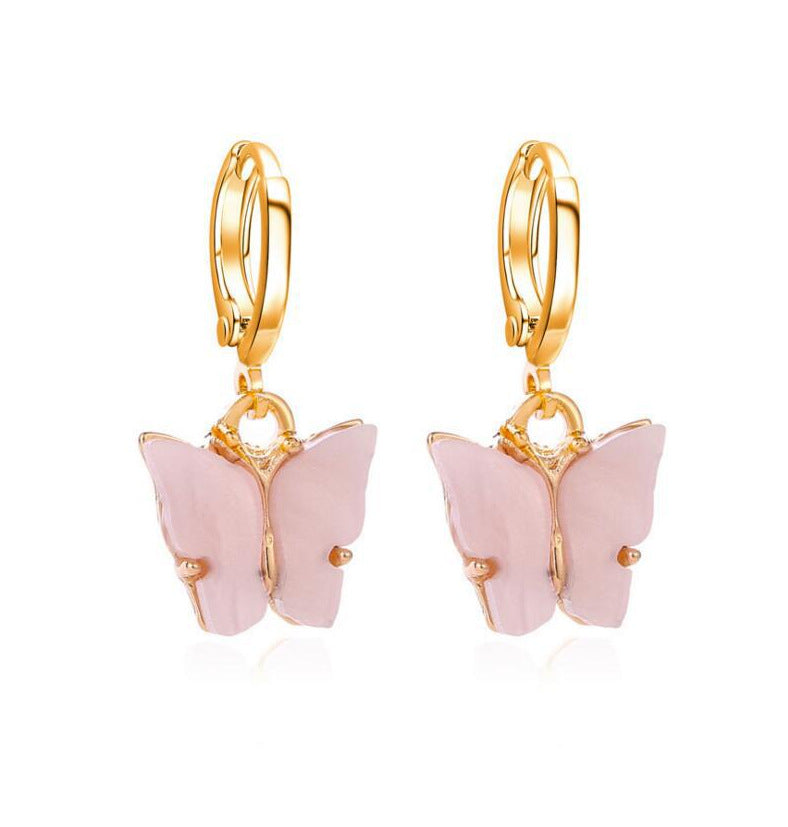 Multicolor Acrylic Sheet Butterfly Small Fresh And Sweet