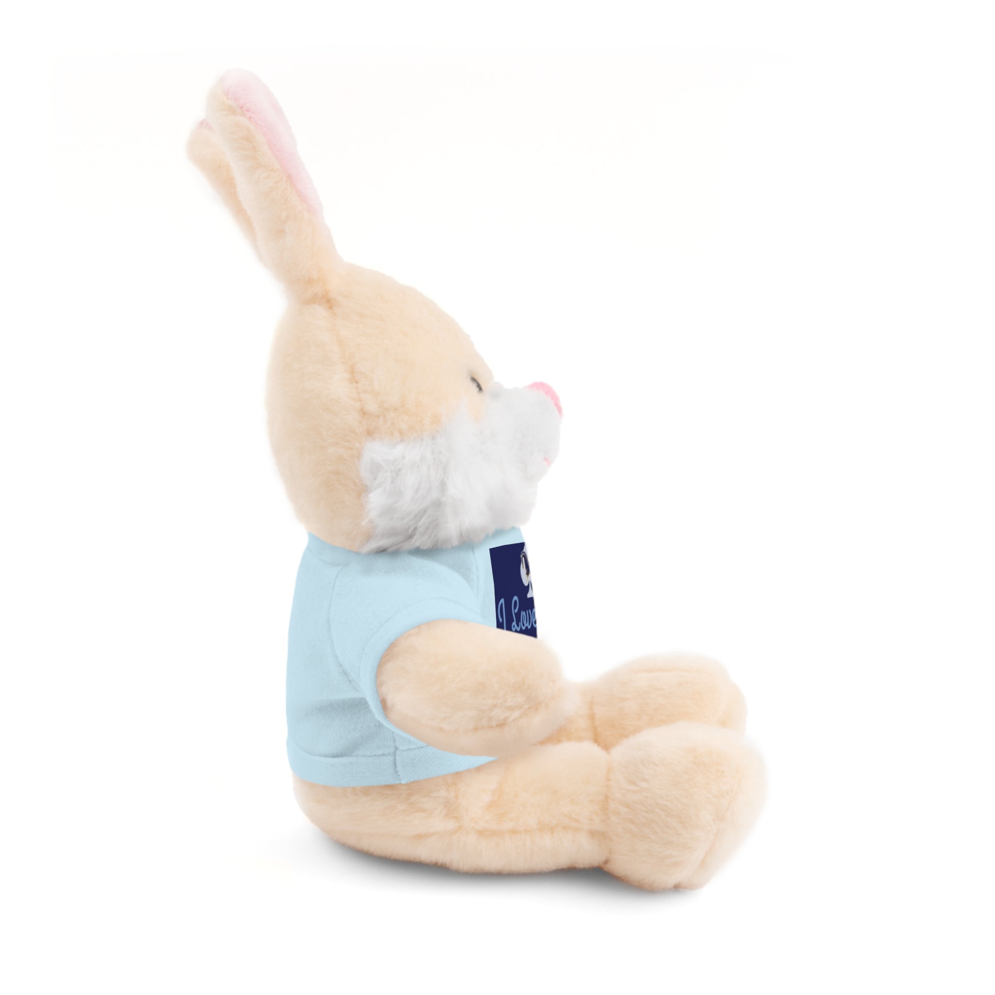 Personalized Teddy Bear with "I Love You" Tee