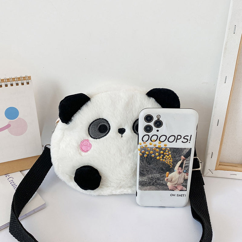 Cute Red Panda Plush Cross-body Bag
