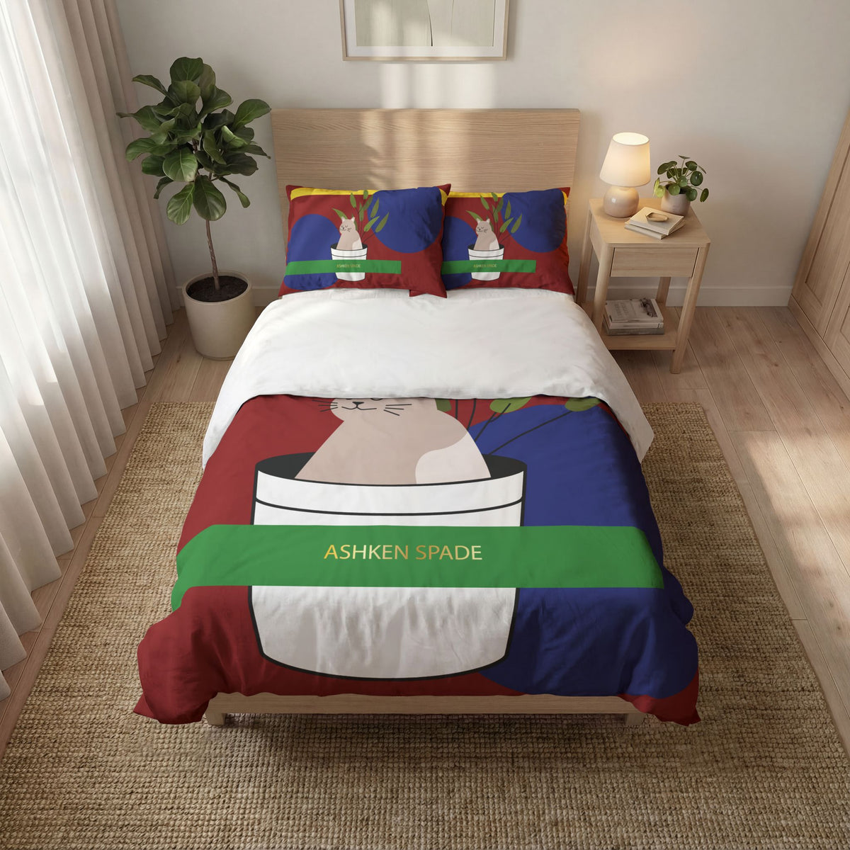 Cat Plant Duvet Cover & Pillowcases