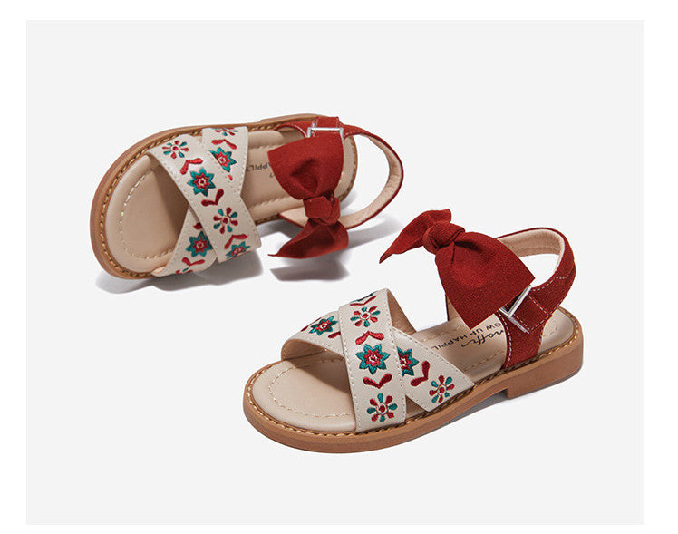 Children's Floral Sandals