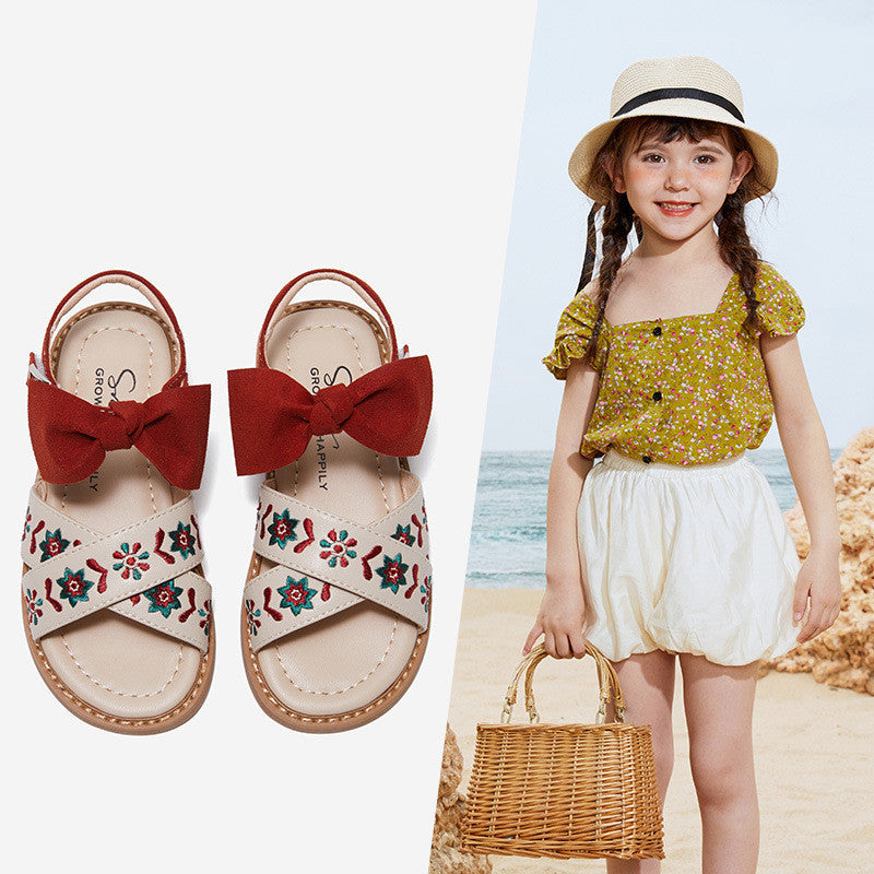 Children's Floral Sandals
