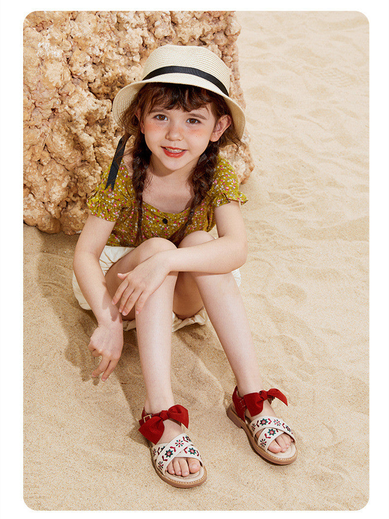 Children's Floral Sandals