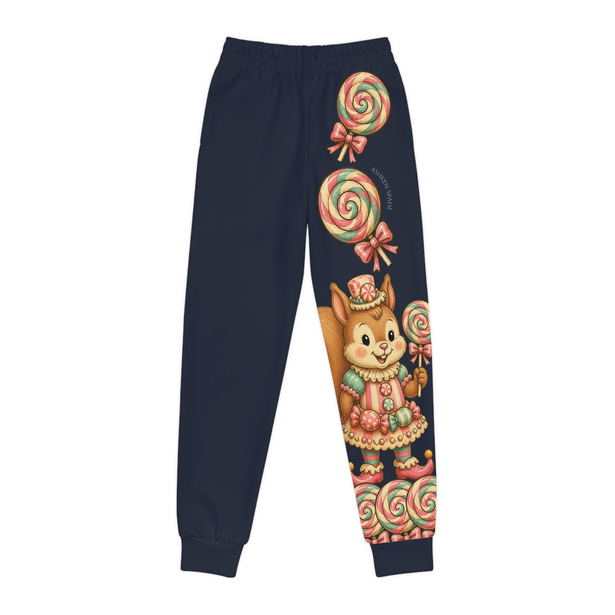Navy LolliSquirl Youth Joggers