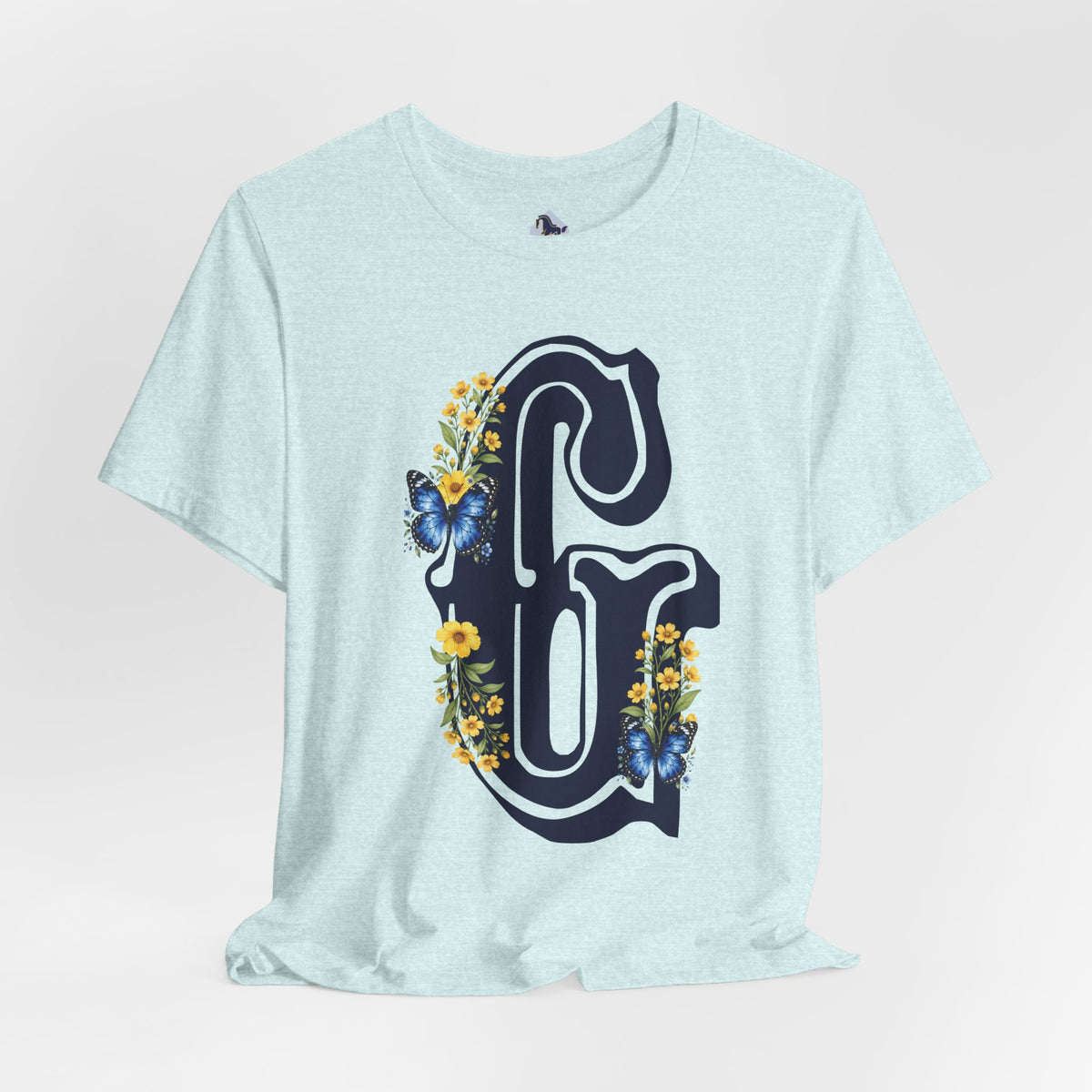 Floral Letter G Monogram T-Shirt