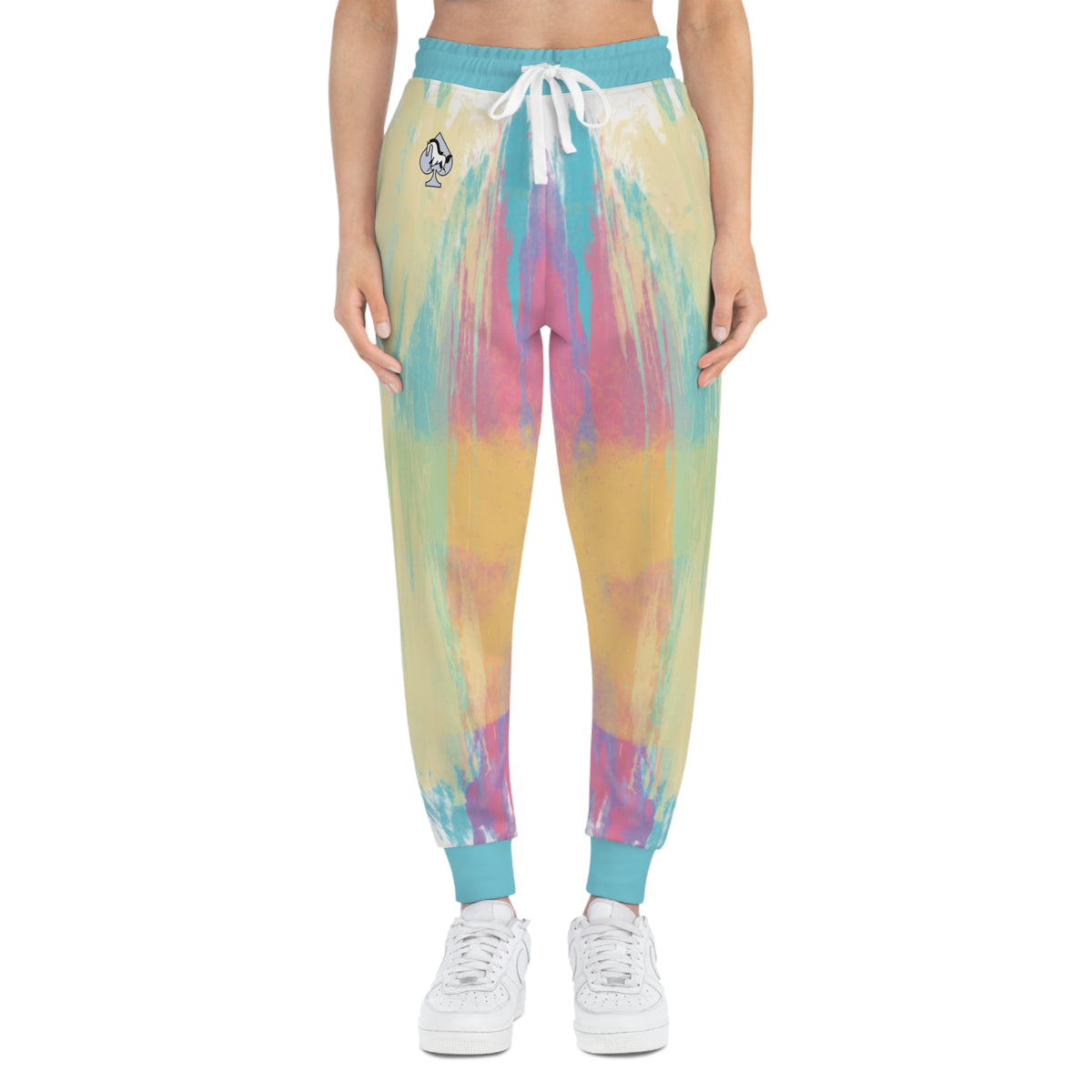 Watercolor Pattern Athletic Pants