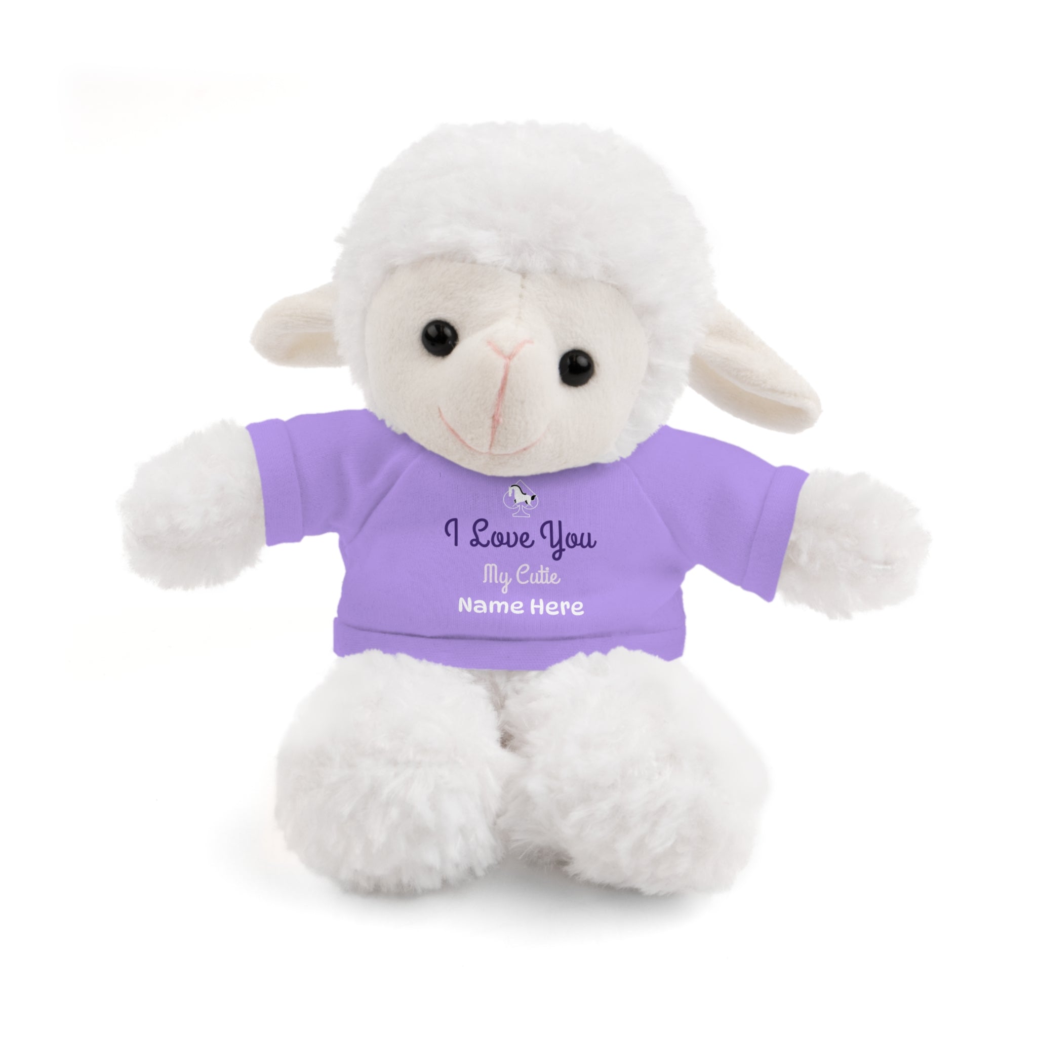 Personalized Teddy Bear with "I Love You" Tee