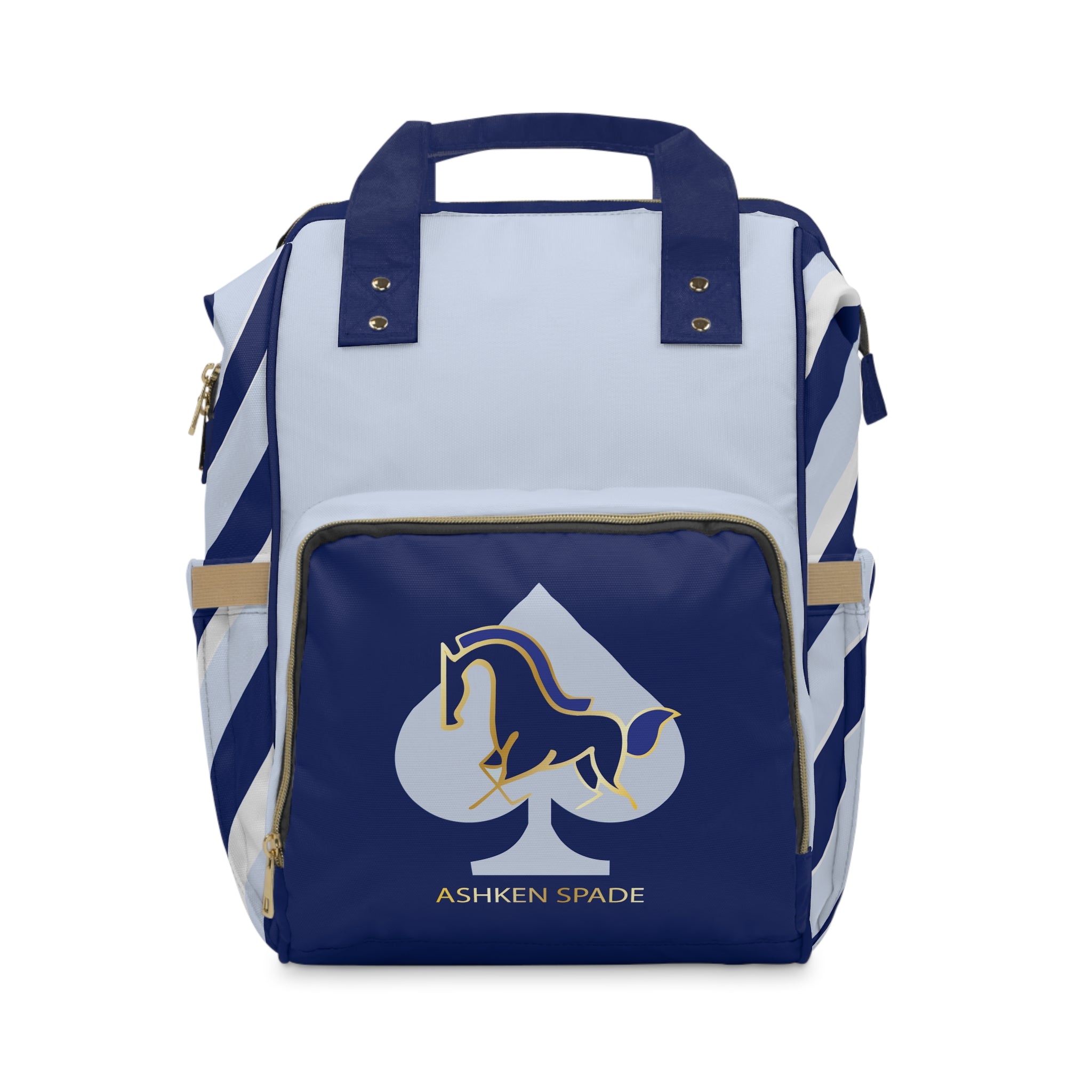 Copy of Pink Unicorn Diaper Backpack – Multifunctional Baby Changing Bag with Spade Logo