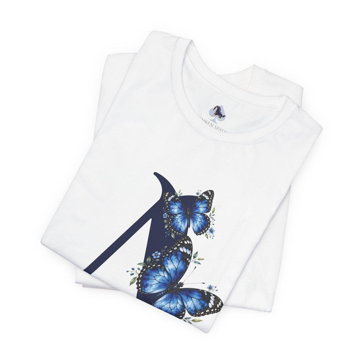 Butterfly Initial A T-Shirt