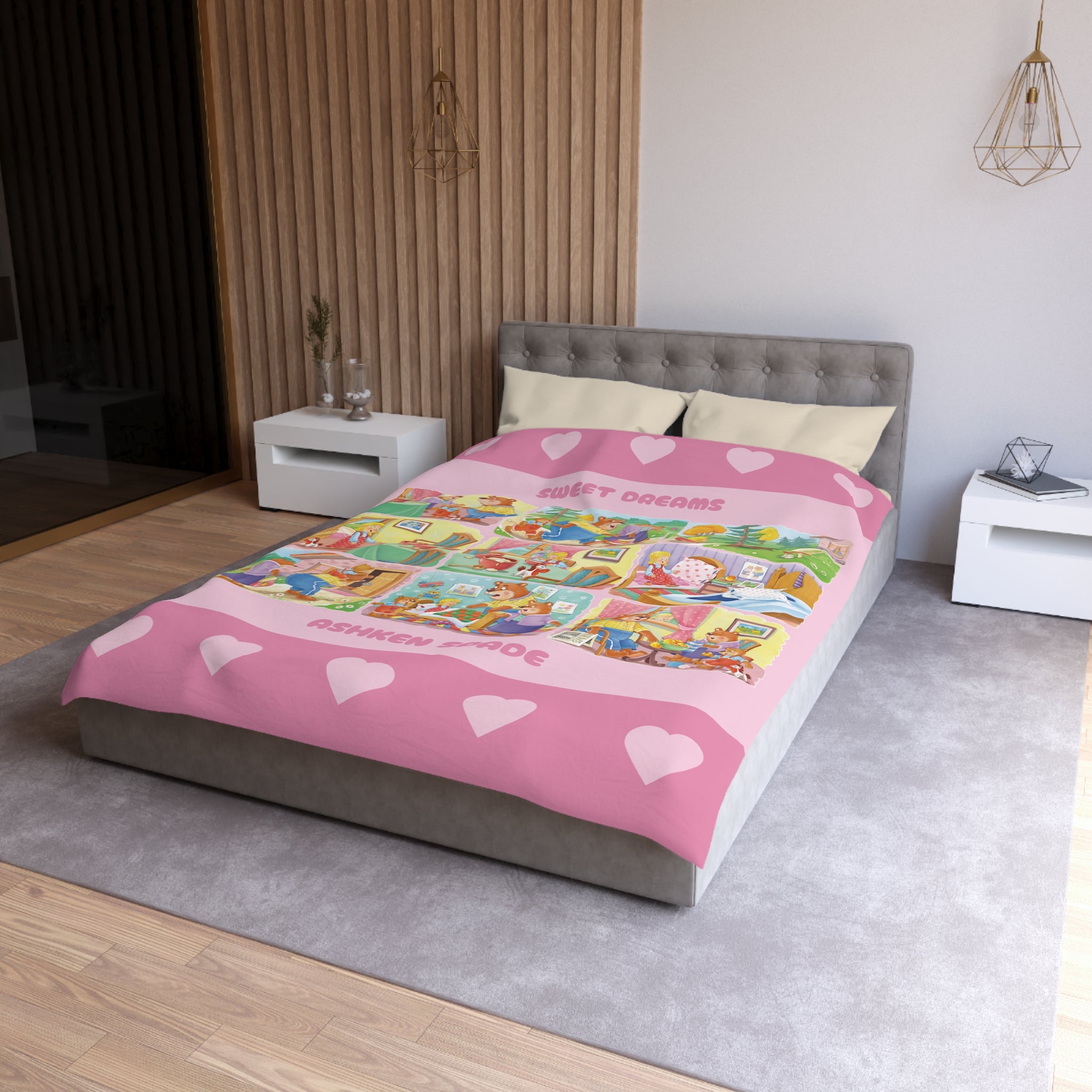 Three Bears Story Duvet Cover