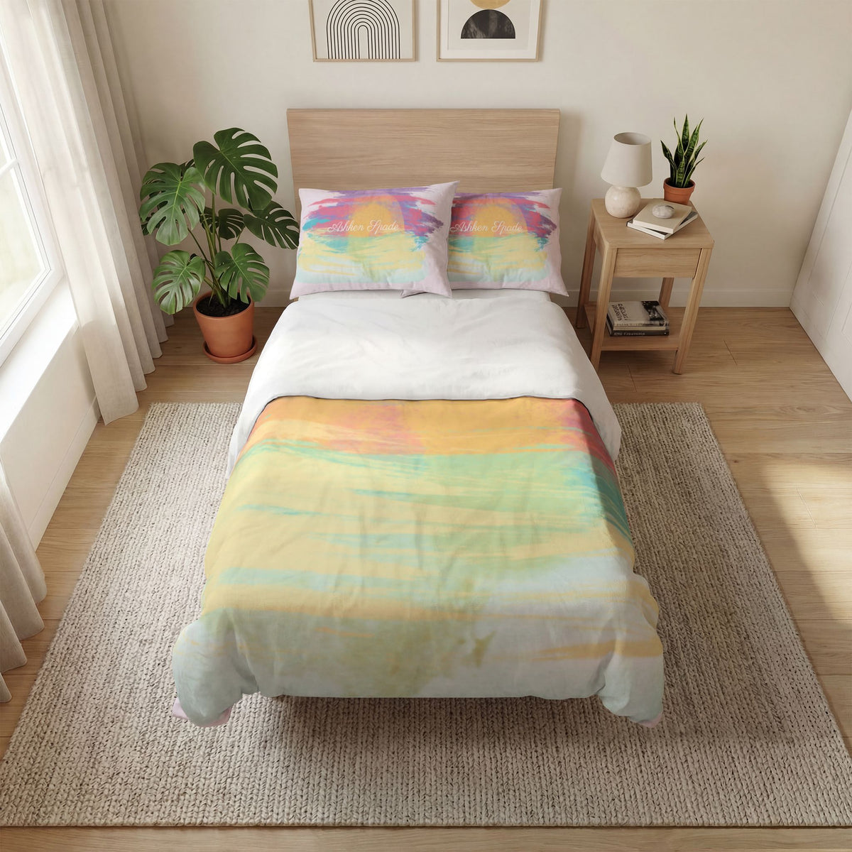 Pastel Color Quilt Cover Se