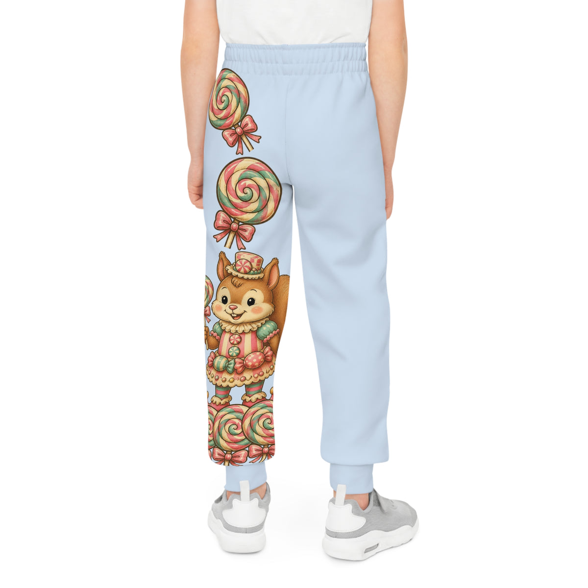 Light Blue LolliSquirl Youth Joggers