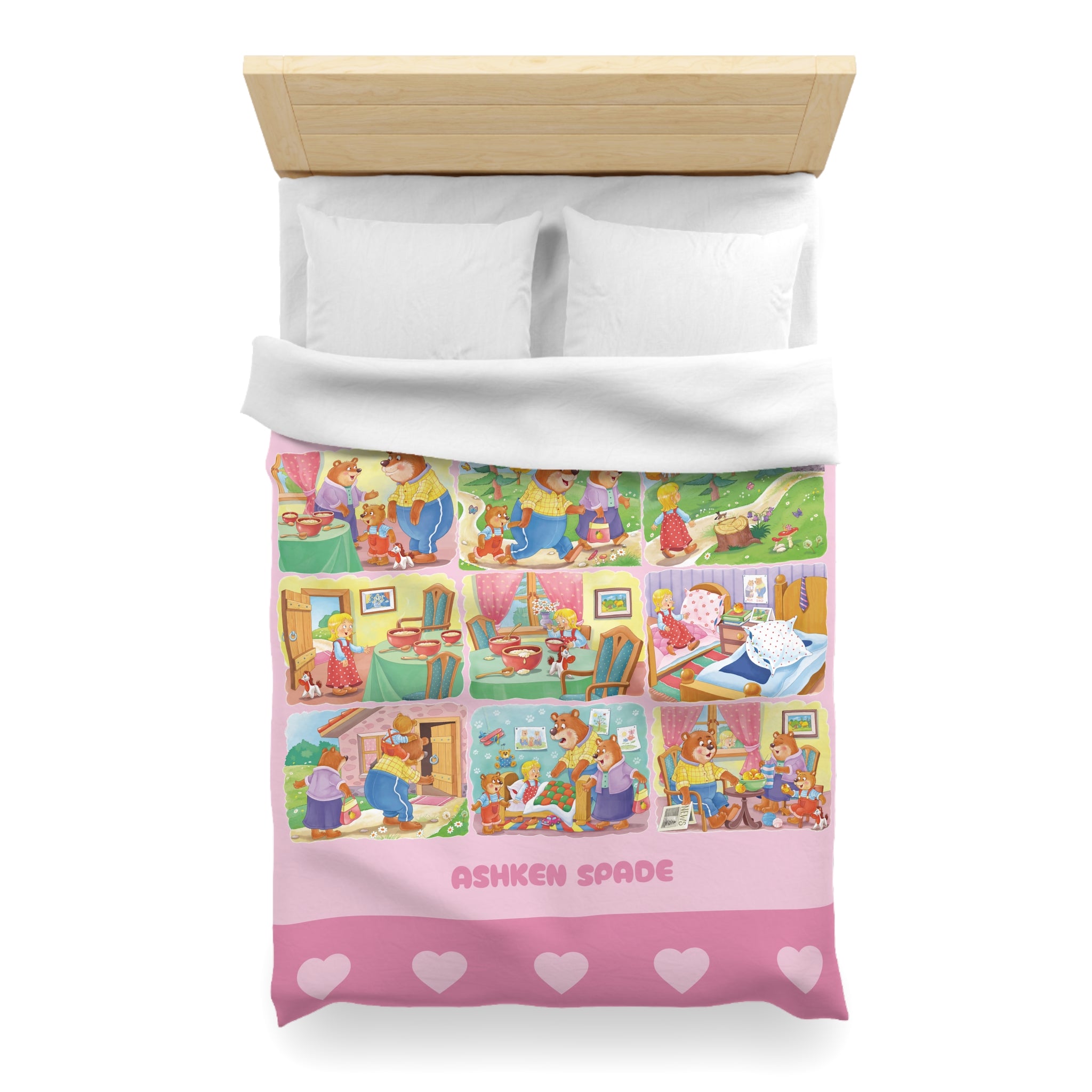 Three Bears Story Duvet Cover