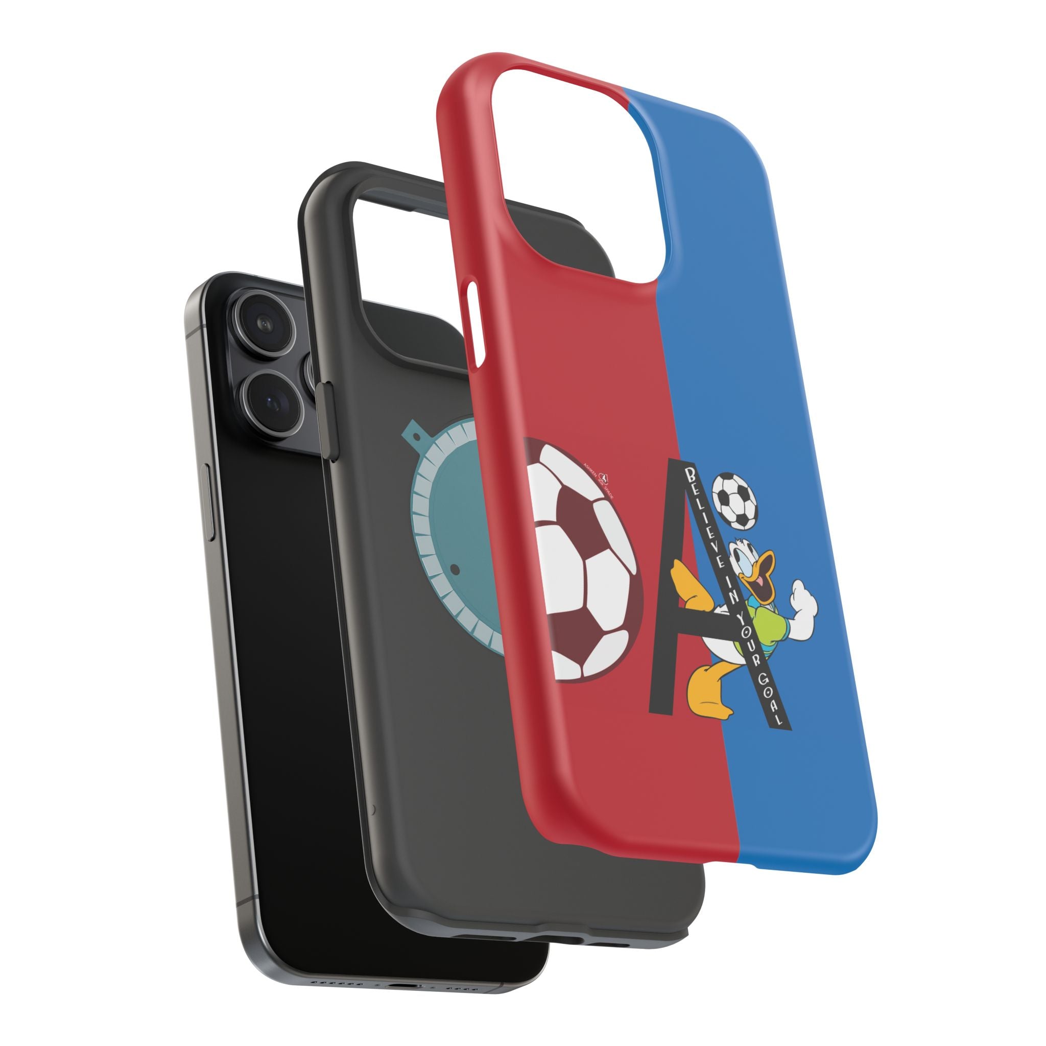 Soccer Initial A Magnetic Impact-Resistant Phone Case