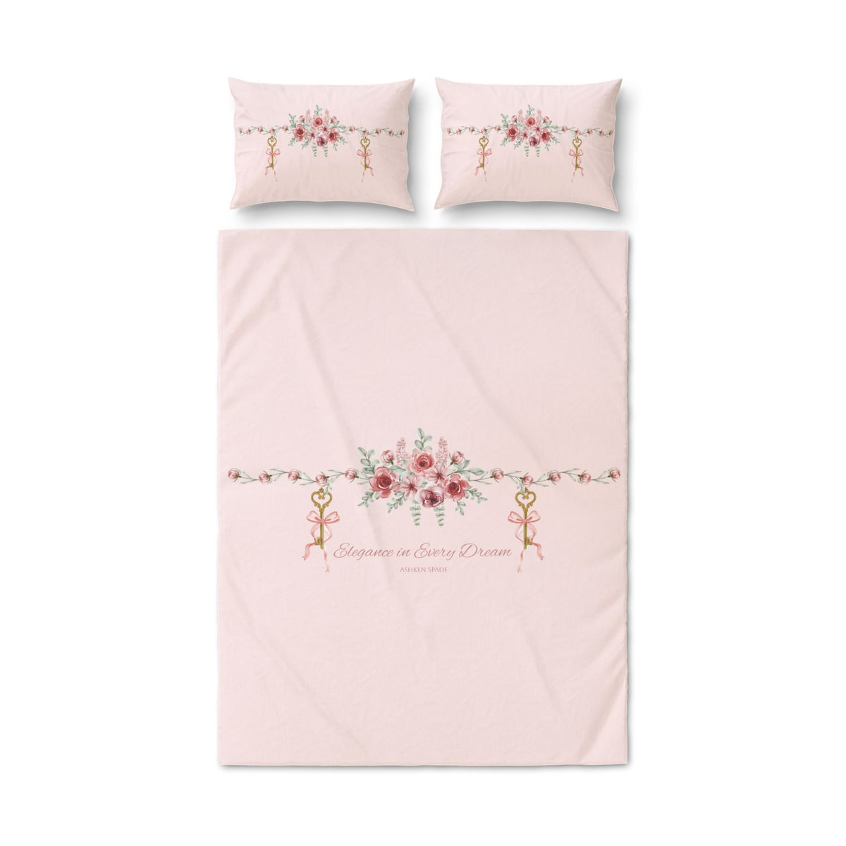 Floral Pink Quilt Cover Set