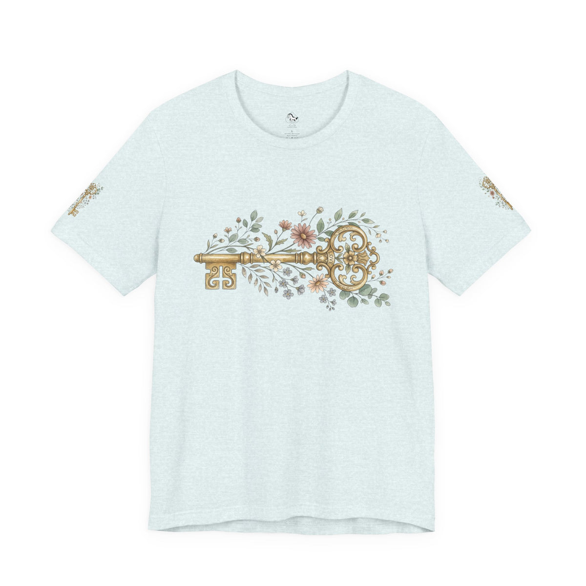 Vintage Floral Key T-Shirt