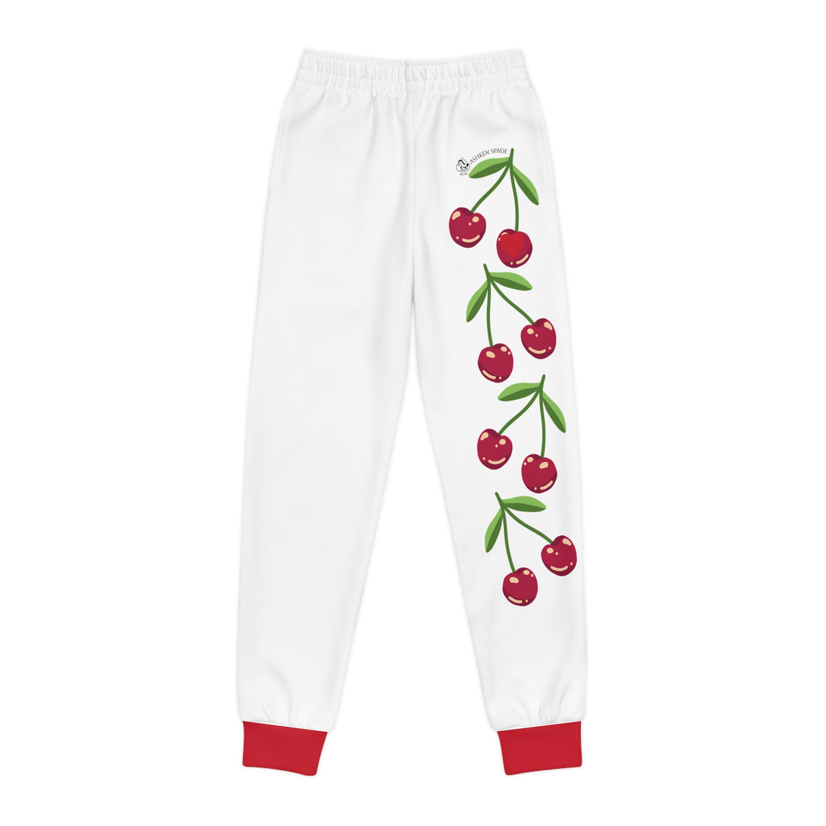 Kids Cherry Print Joggers
