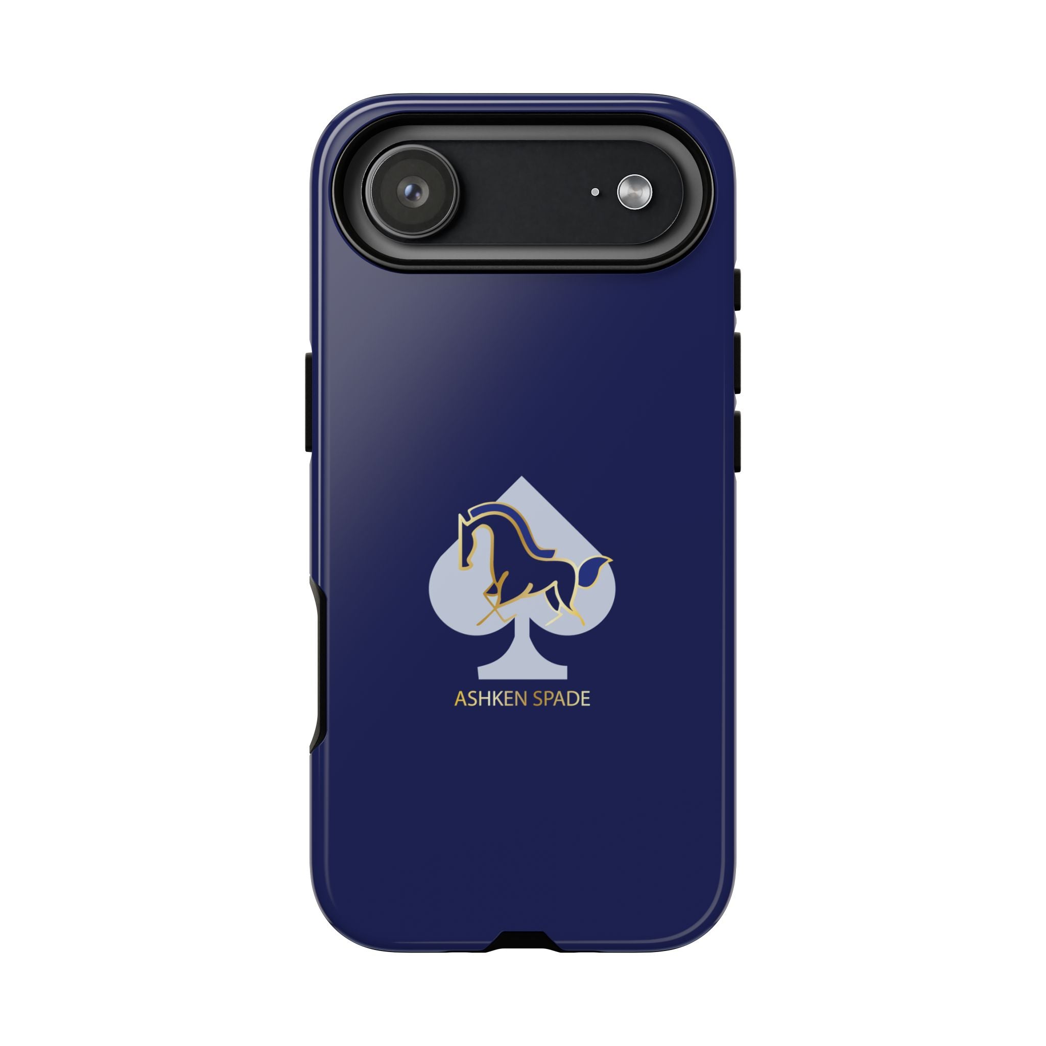 Navy Blue Ashken Spade Logo Phone Case