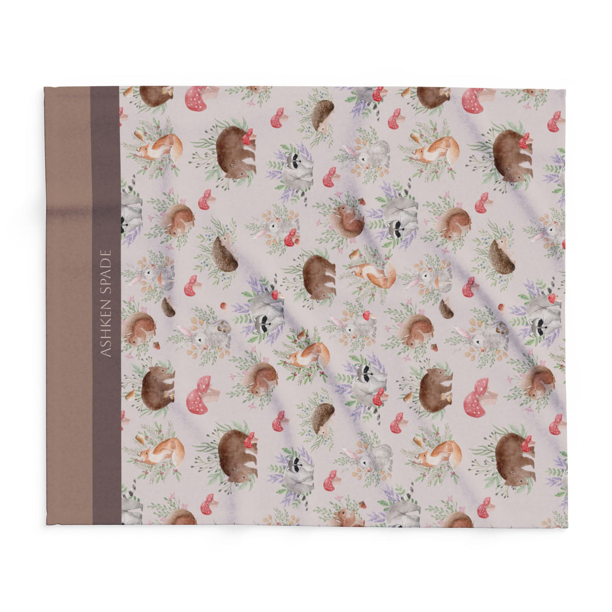 Woodland Critter Fleece Blanket