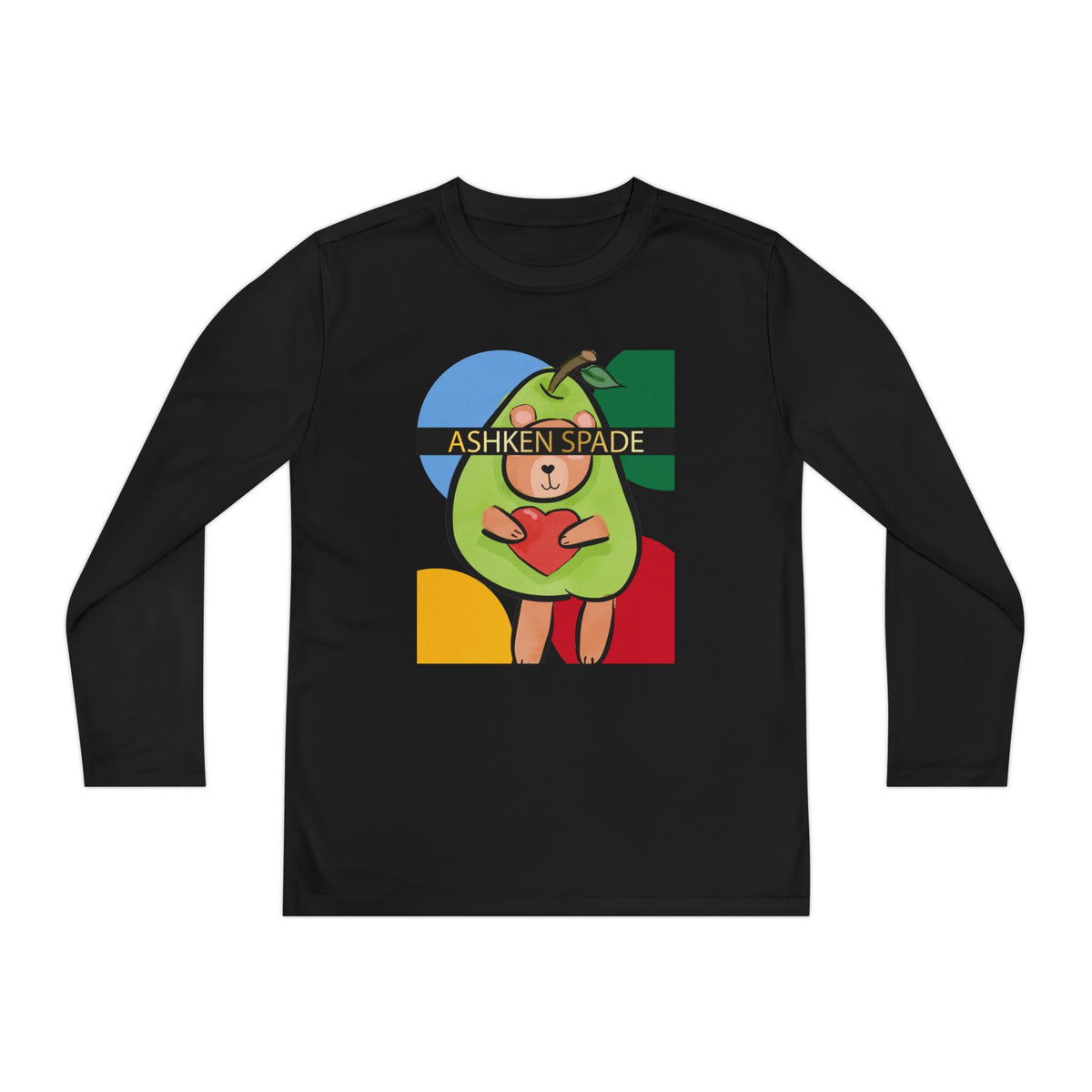 Cute Teddy Pear Character Long Sleeve Tee