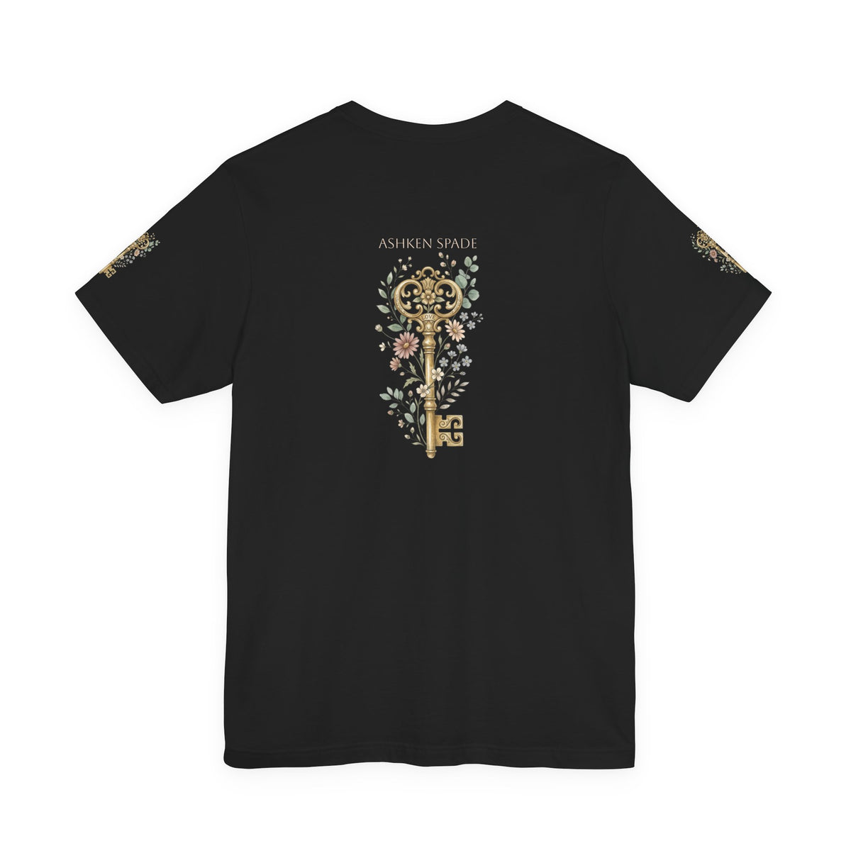 Vintage Floral Key T-Shirt