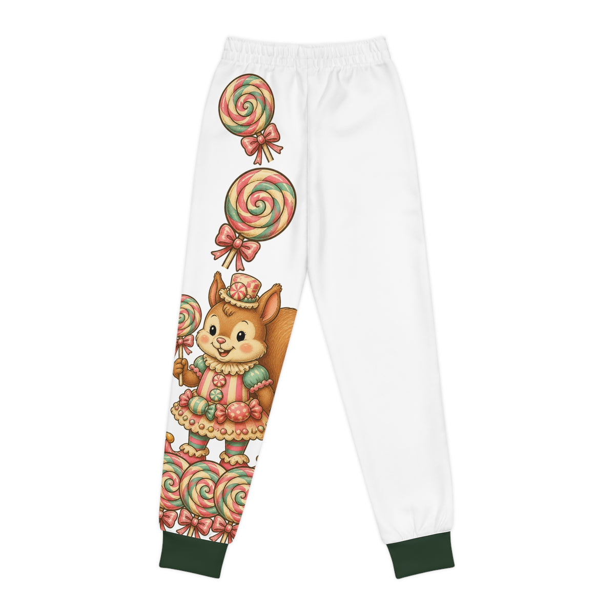 Forest Green LolliSquirl Youth Joggers