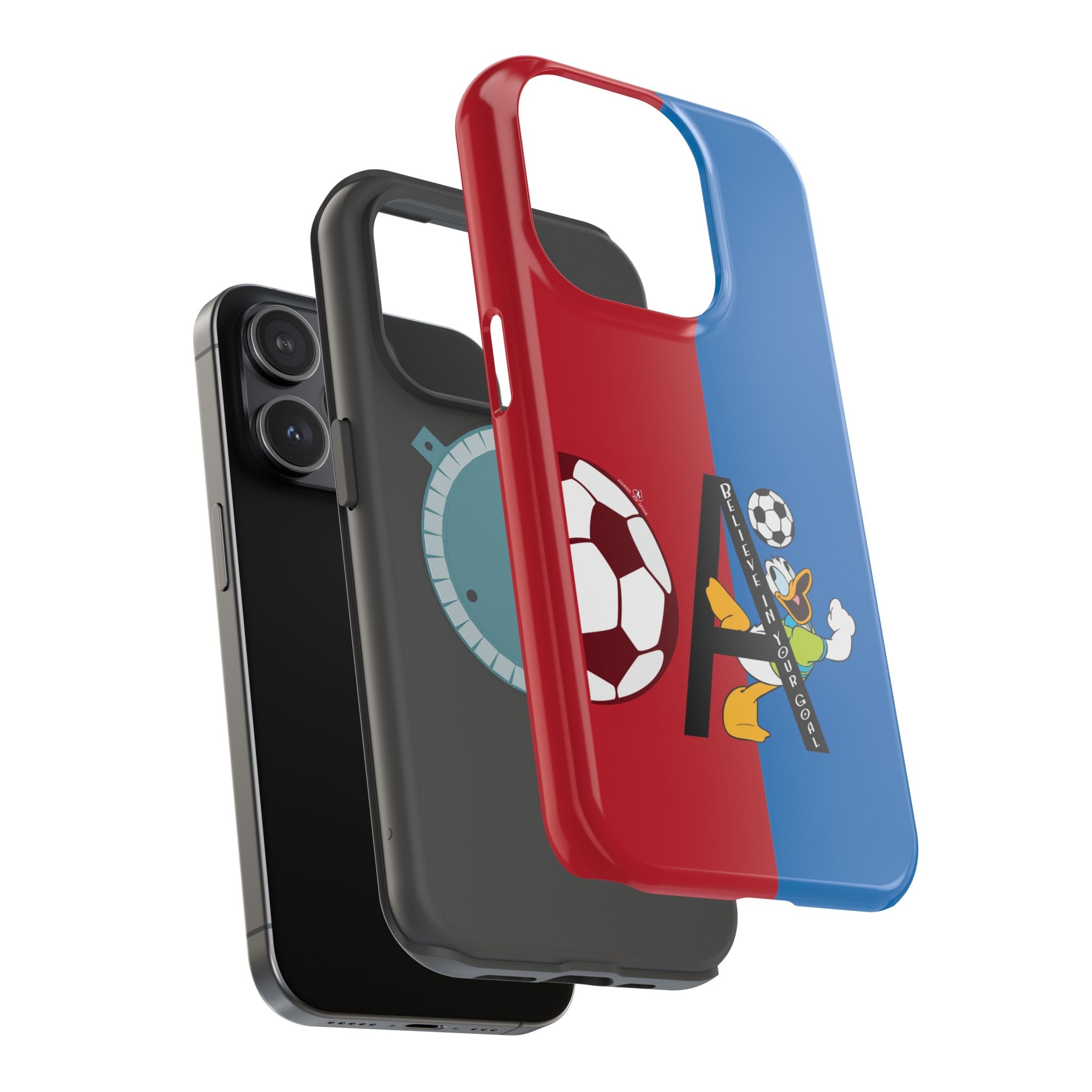 Soccer Initial A Magnetic Impact-Resistant Phone Case