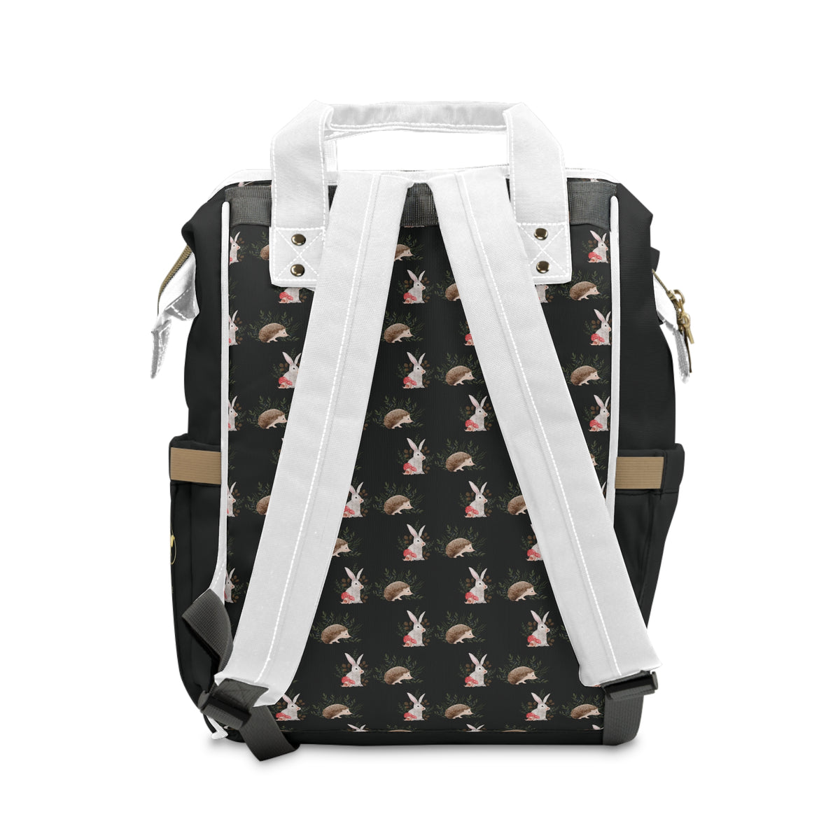 Personalized Bunny Diaper Backpack – Cute Woodland Baby Bag with Name