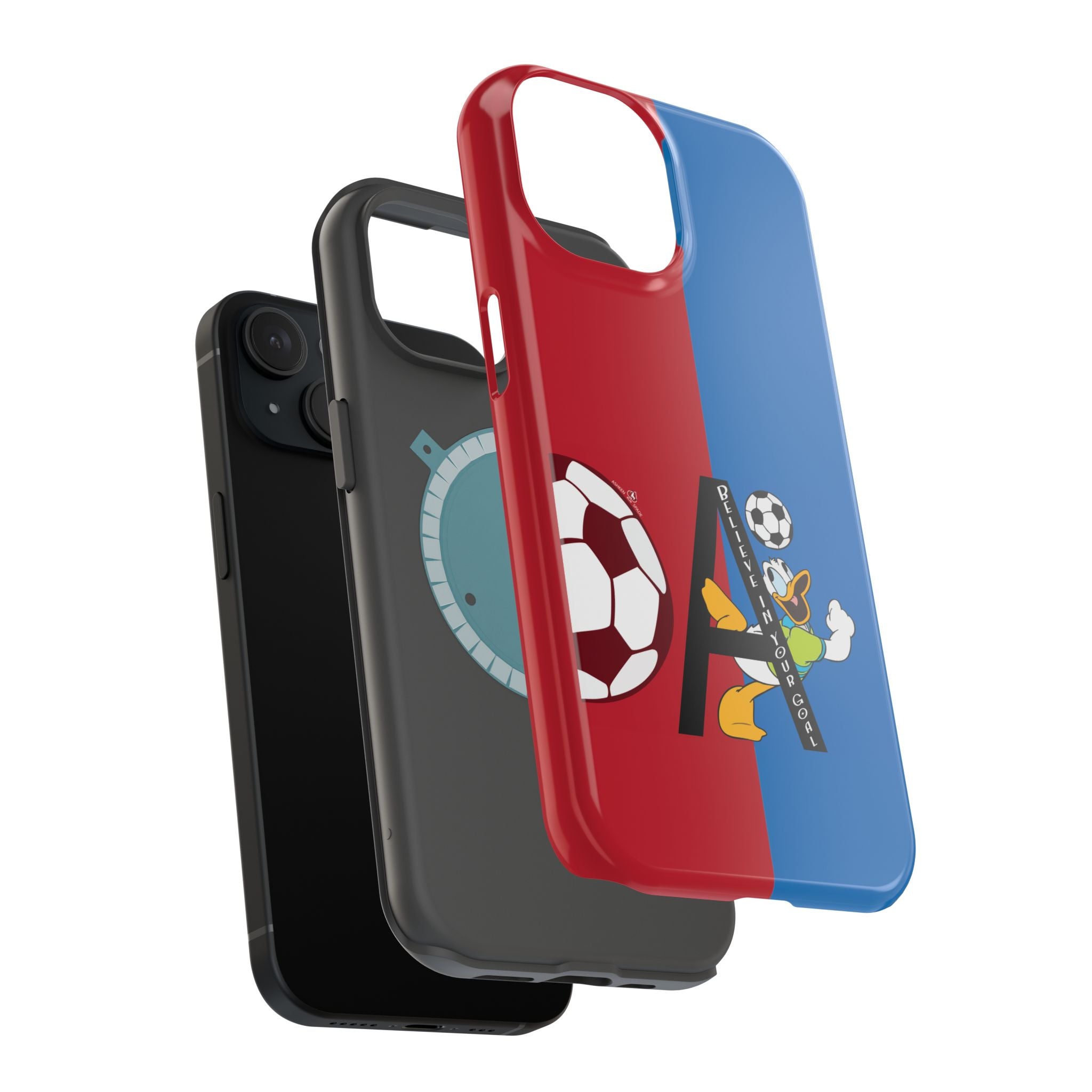 Soccer Initial A Magnetic Impact-Resistant Phone Case