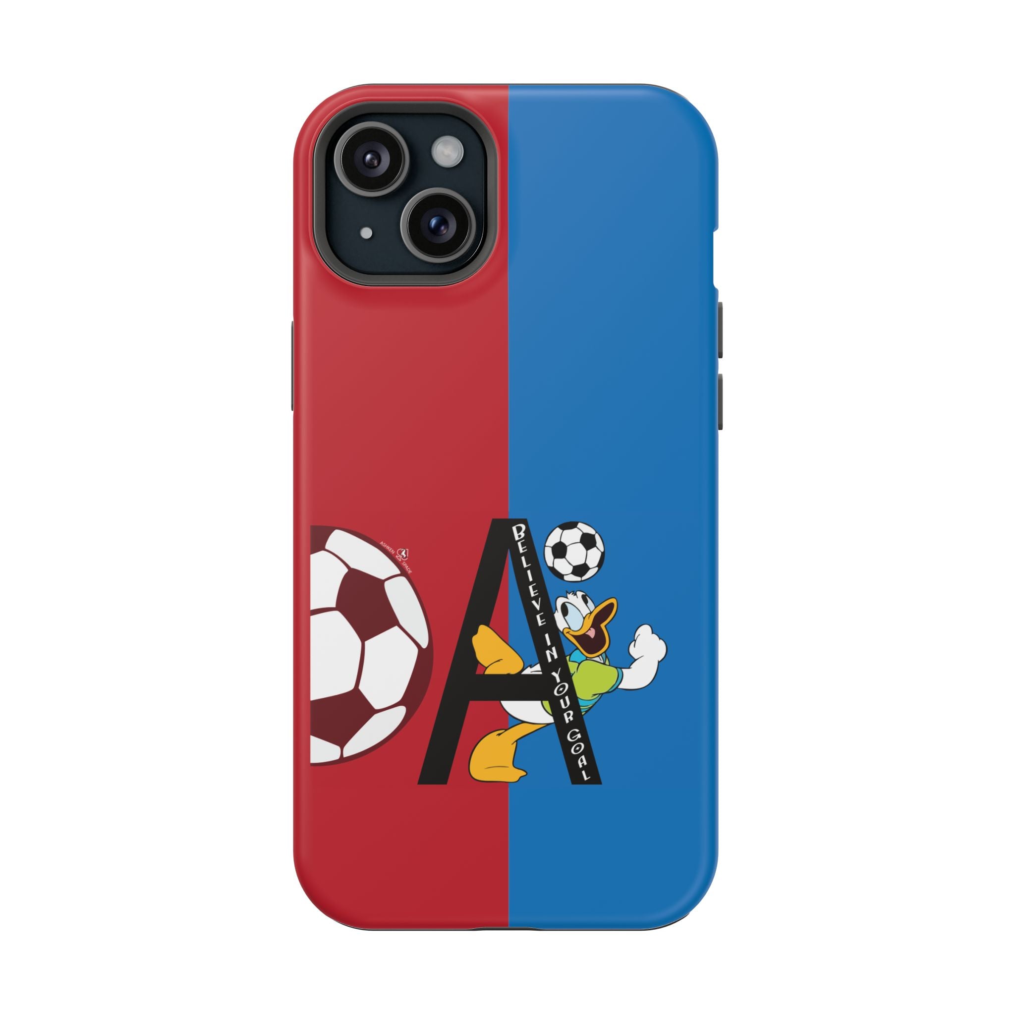 Soccer Initial A Magnetic Impact-Resistant Phone Case