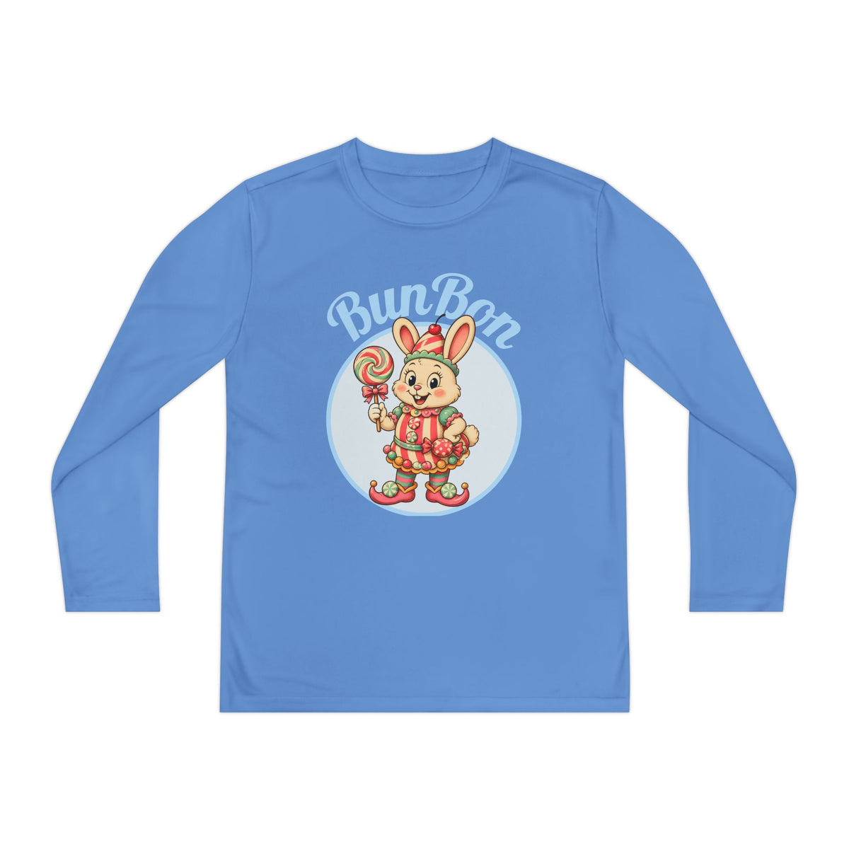 Retro BunBon Bunny Youth Long Sleeve Tee