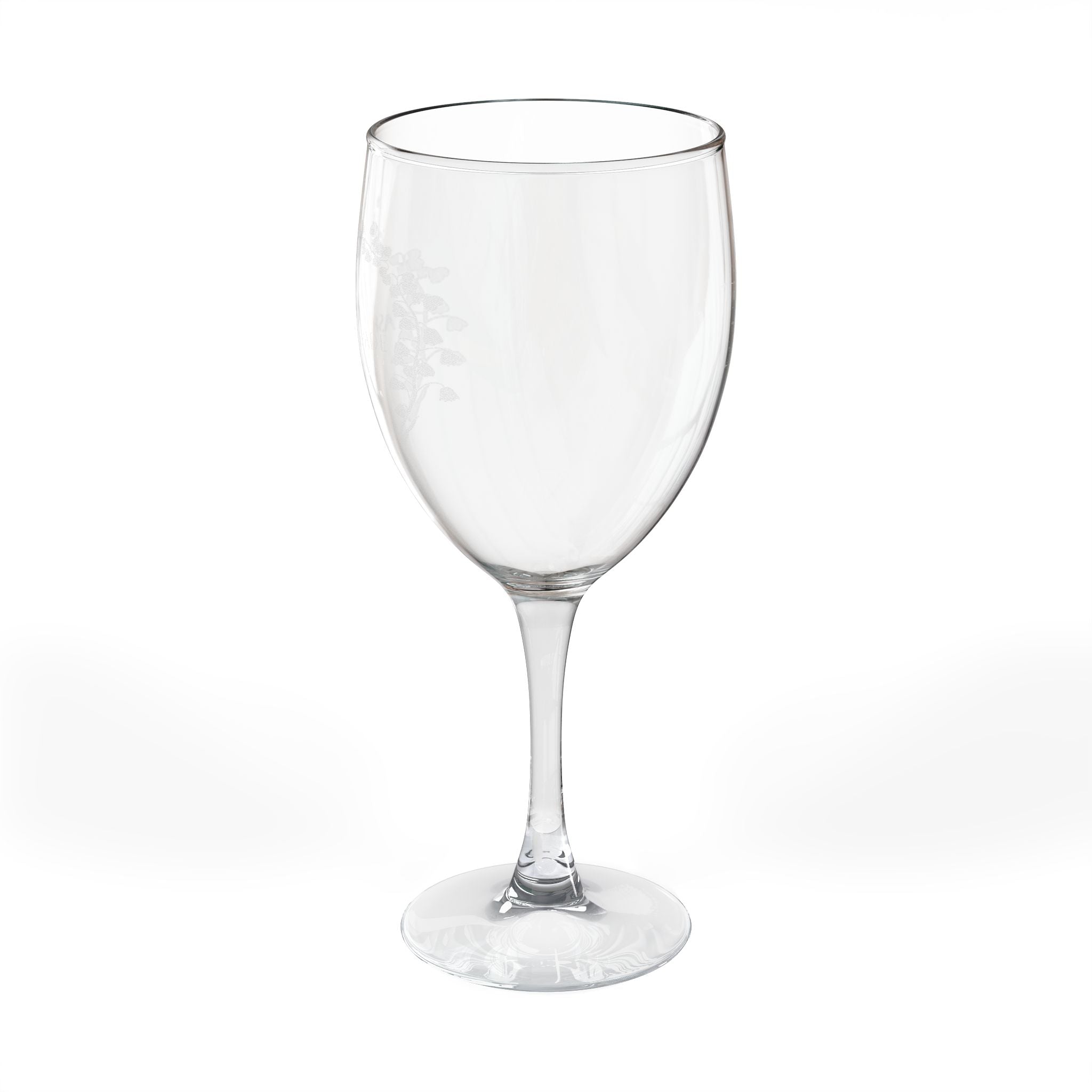 Blossom Engraved Glass  10.5oz Glass