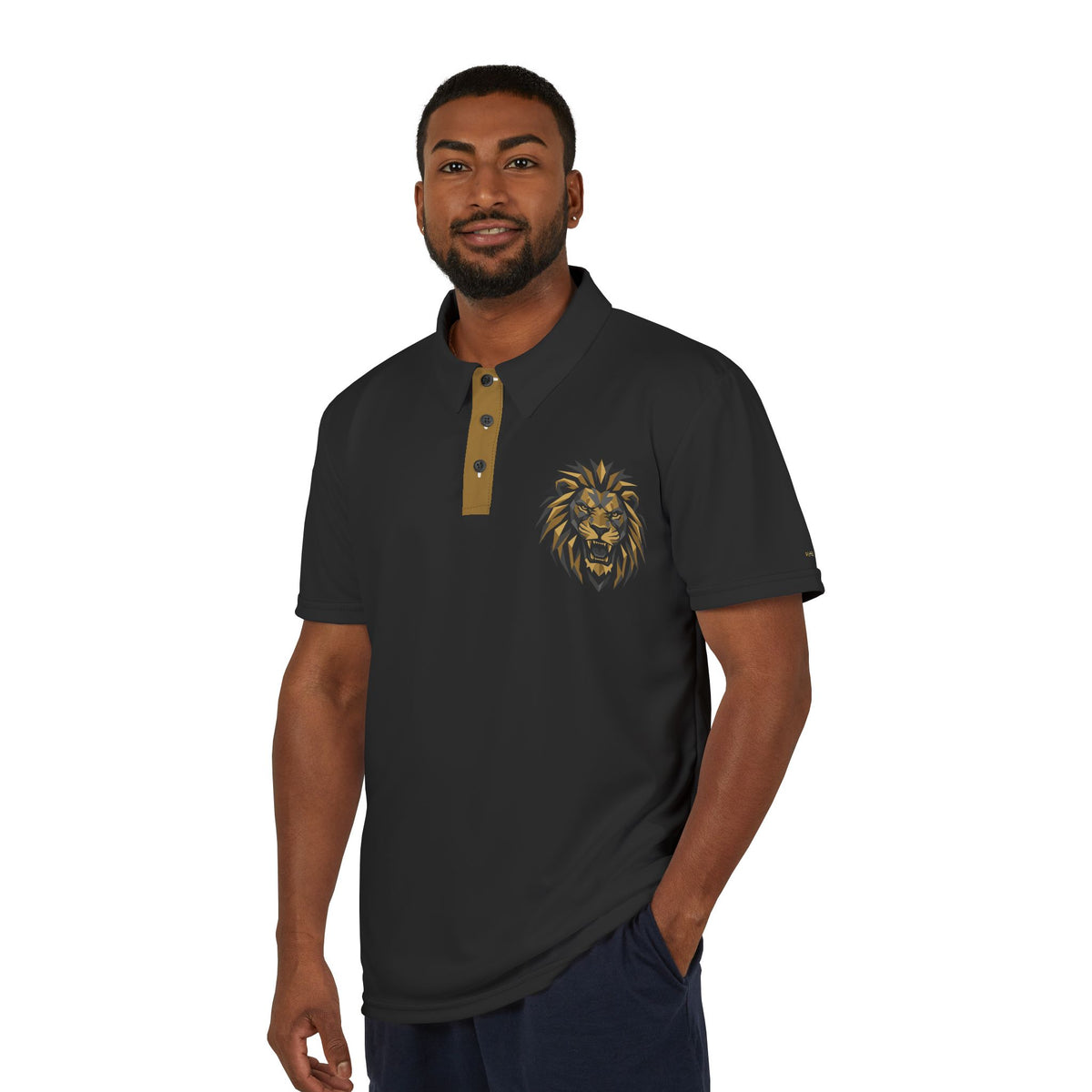 Gold Lion Chest Emblem
