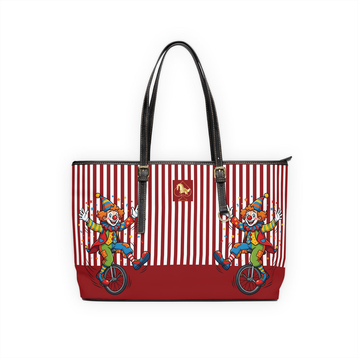 Circus  Red and White Striped Shoulder Bag