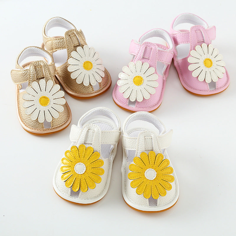 Summer Baby Girl Sandals Soft Sole Shoes Rubber Sole Baby's Shoes Toddler Shoes