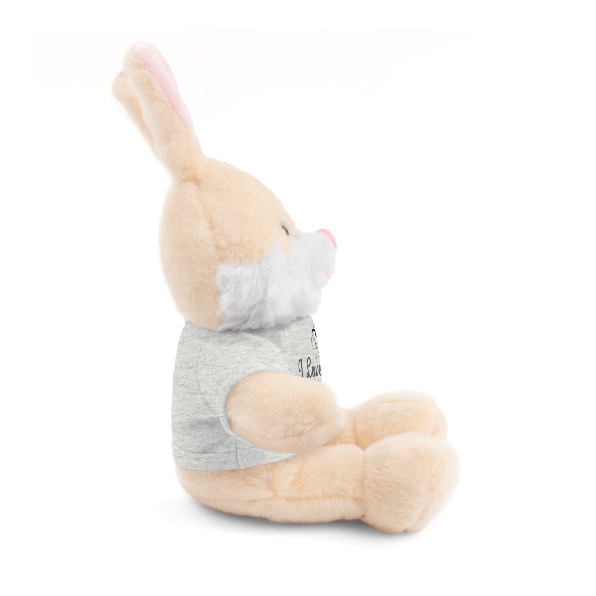 Personalized Teddy Bear with "I Love You" Tee