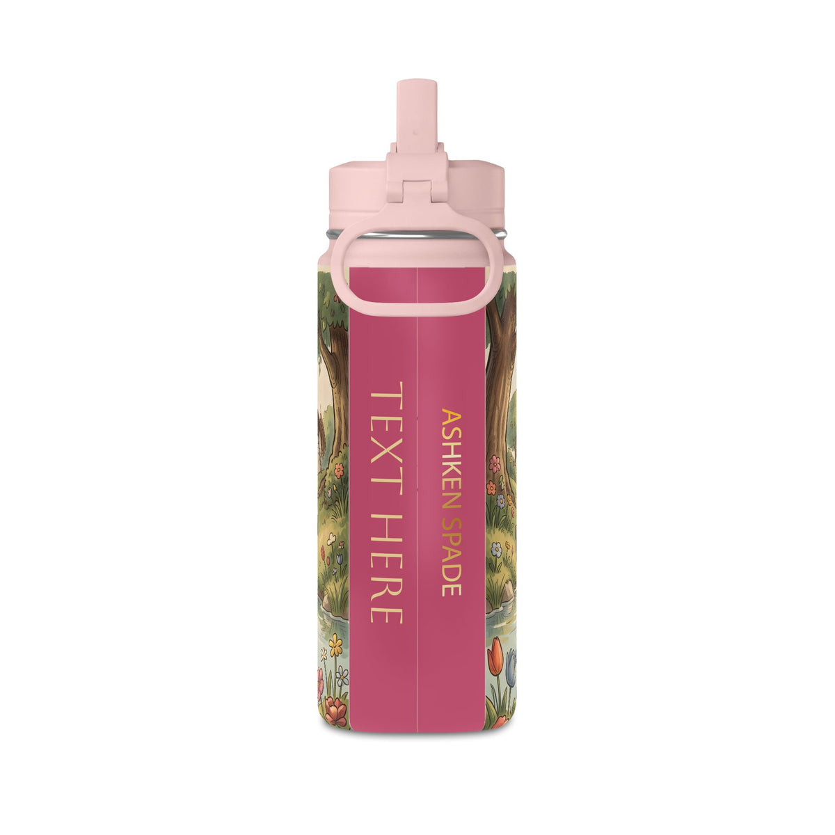 Duck Couple Mini Water Bottle(20oz)