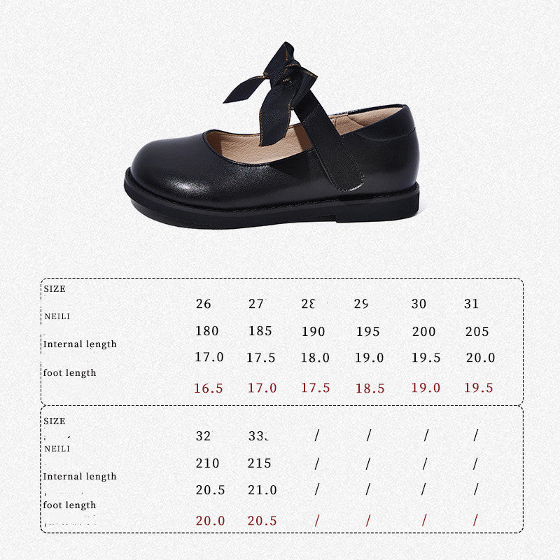 Children princess Bowknot Girls Shoes