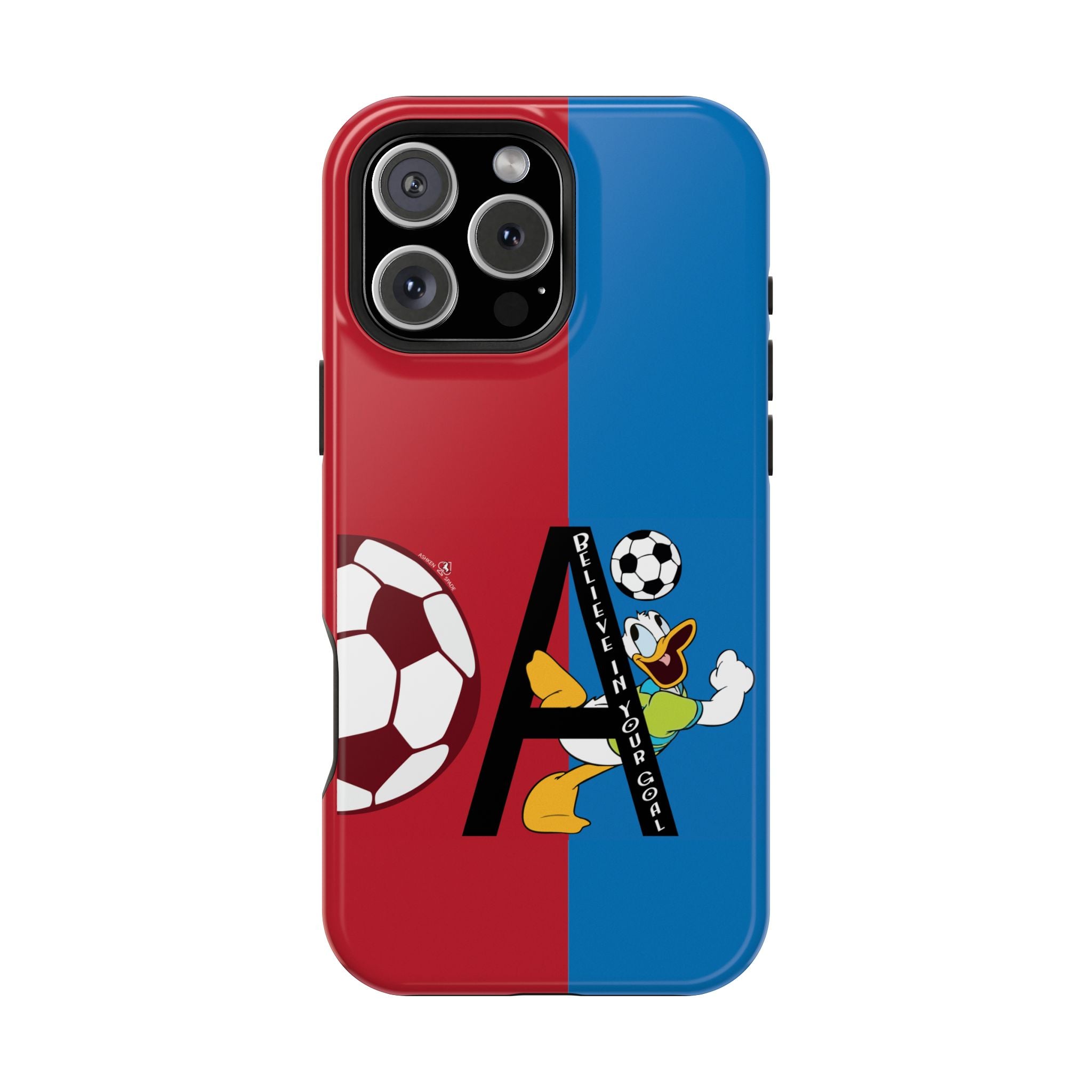 Soccer Initial A Magnetic Impact-Resistant Phone Case