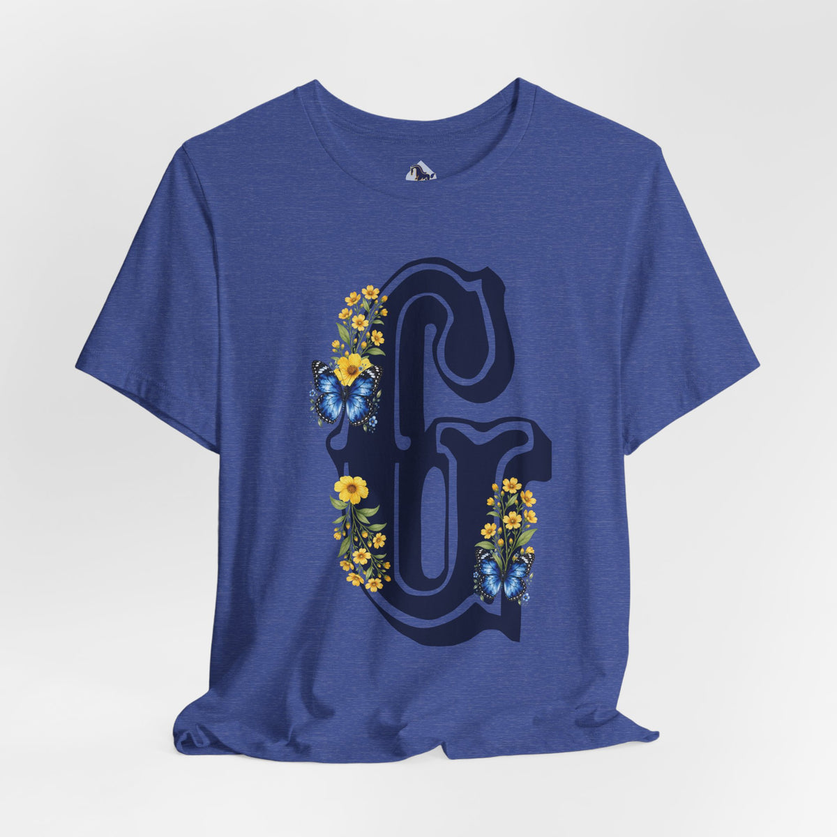 Floral Letter G Monogram T-Shirt