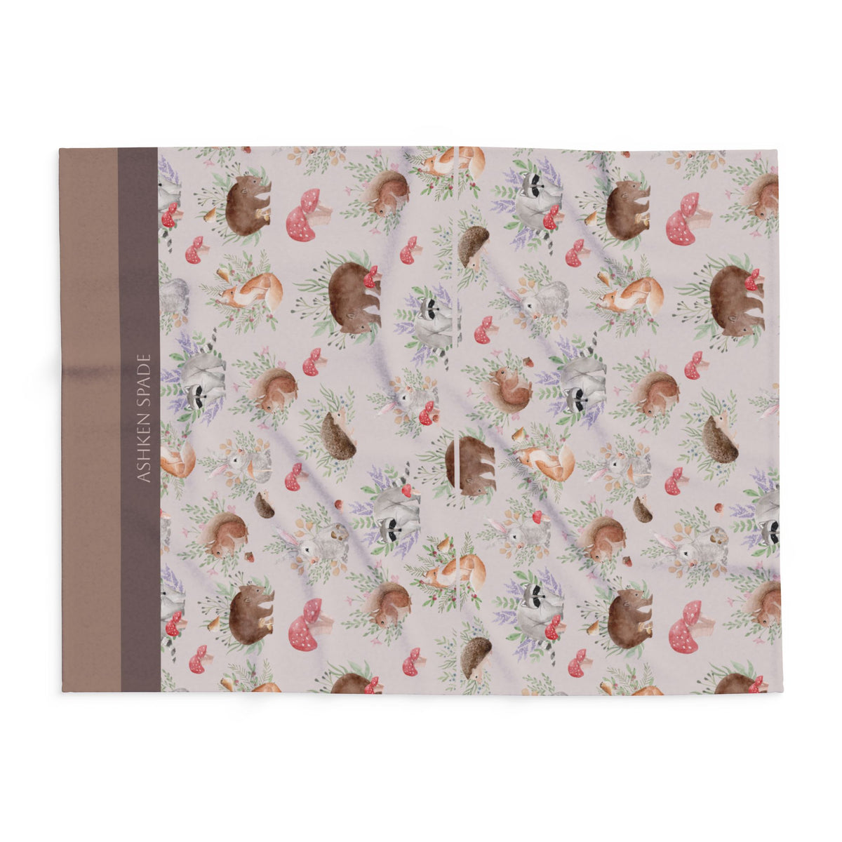 Woodland Critter Fleece Blanket