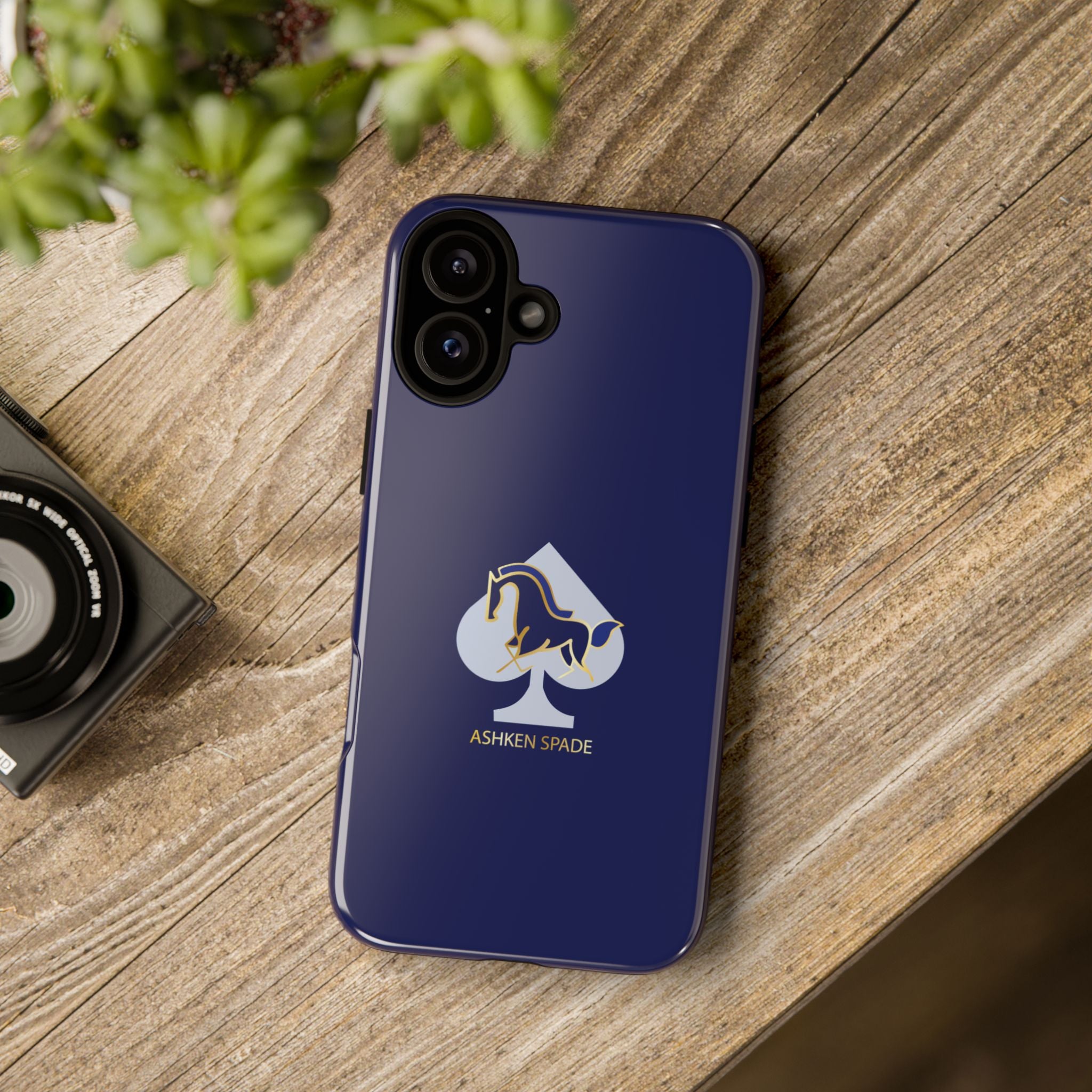 Navy Blue Ashken Spade Logo Phone Case