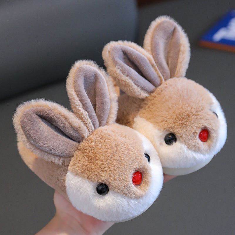 CozyKids Rabbit Winter Slippers