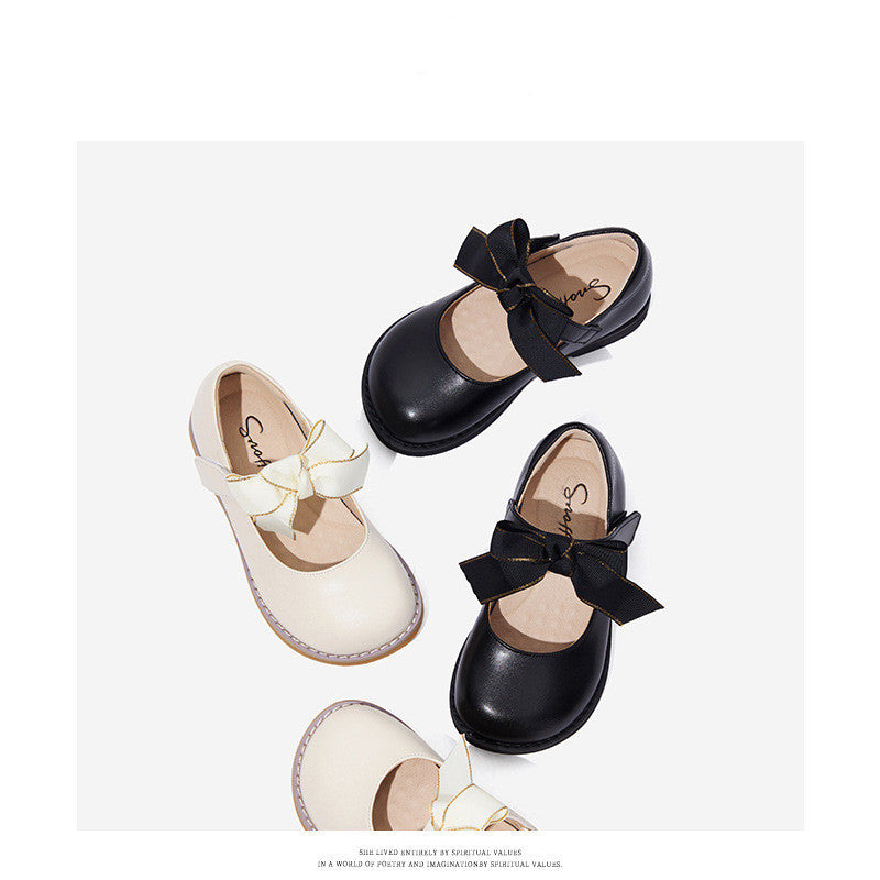 Children princess Bowknot Girls Shoes