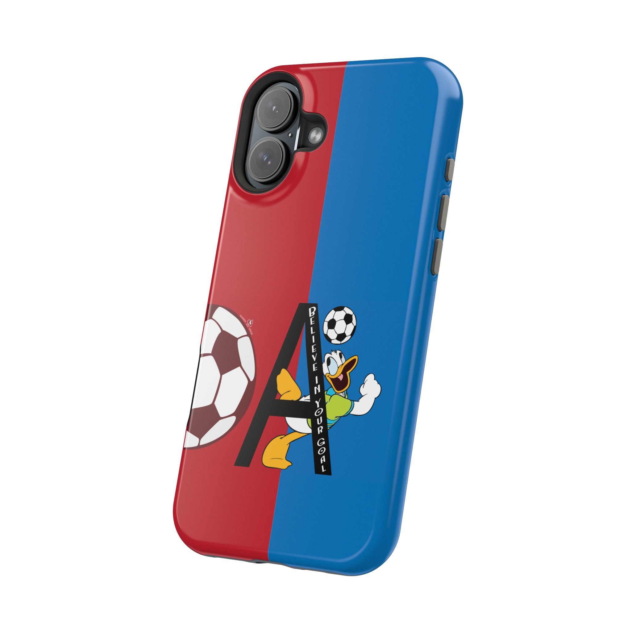 Soccer Initial A Magnetic Impact-Resistant Phone Case