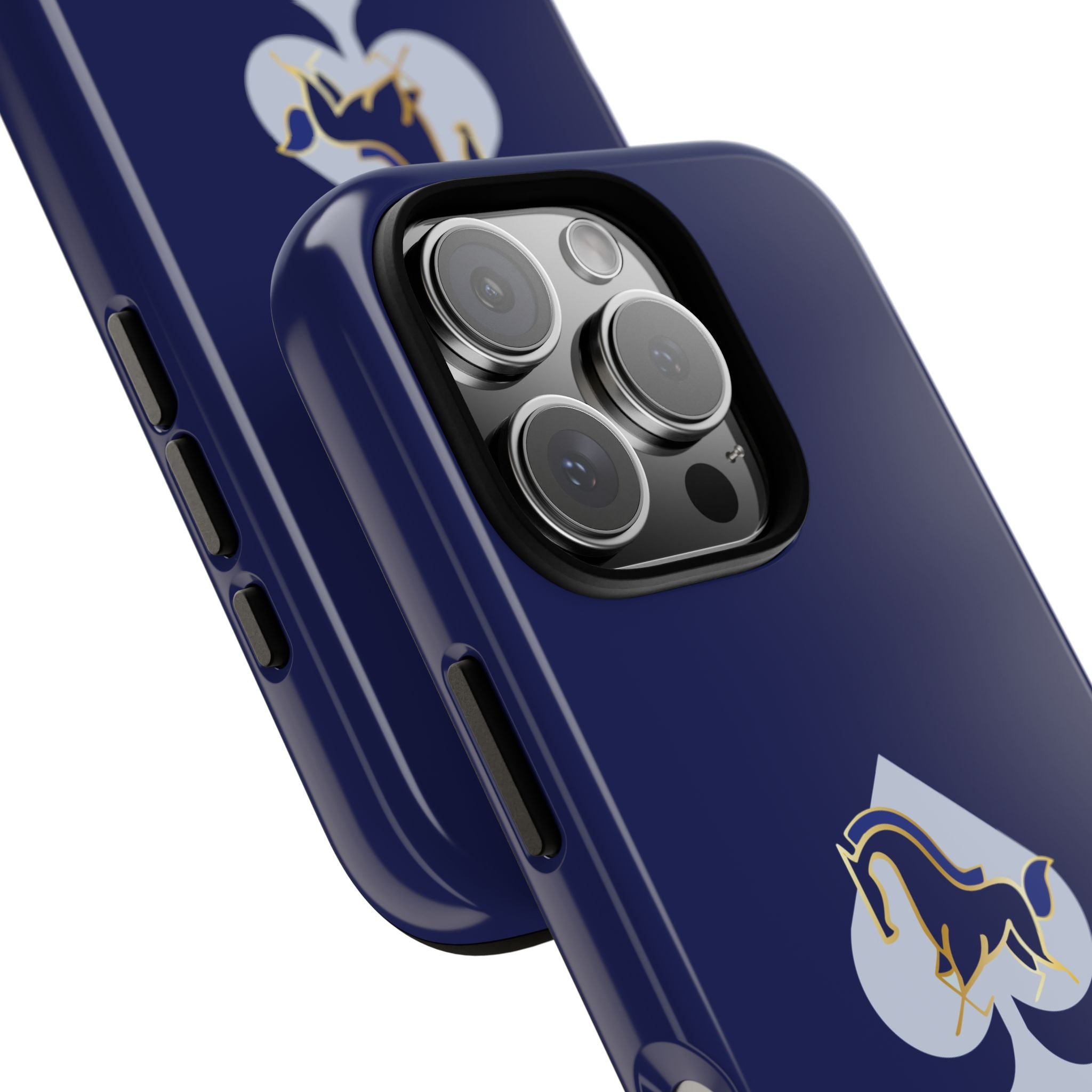 Navy Blue Ashken Spade Logo Phone Case