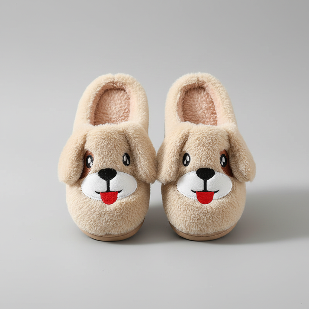 Cozy Puppy Winter Slippers