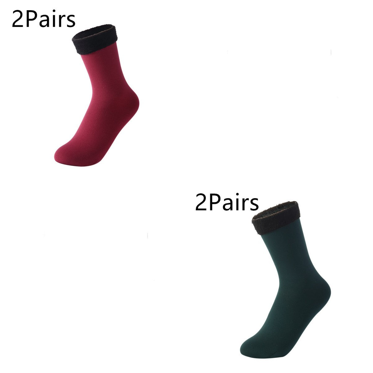 Women's Padded Velvet Warm Socks
