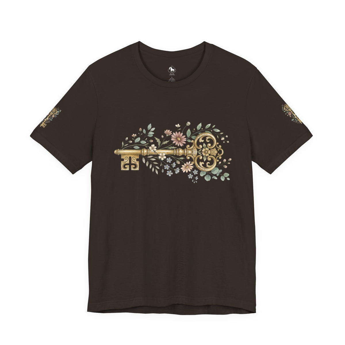 Vintage Floral Key T-Shirt